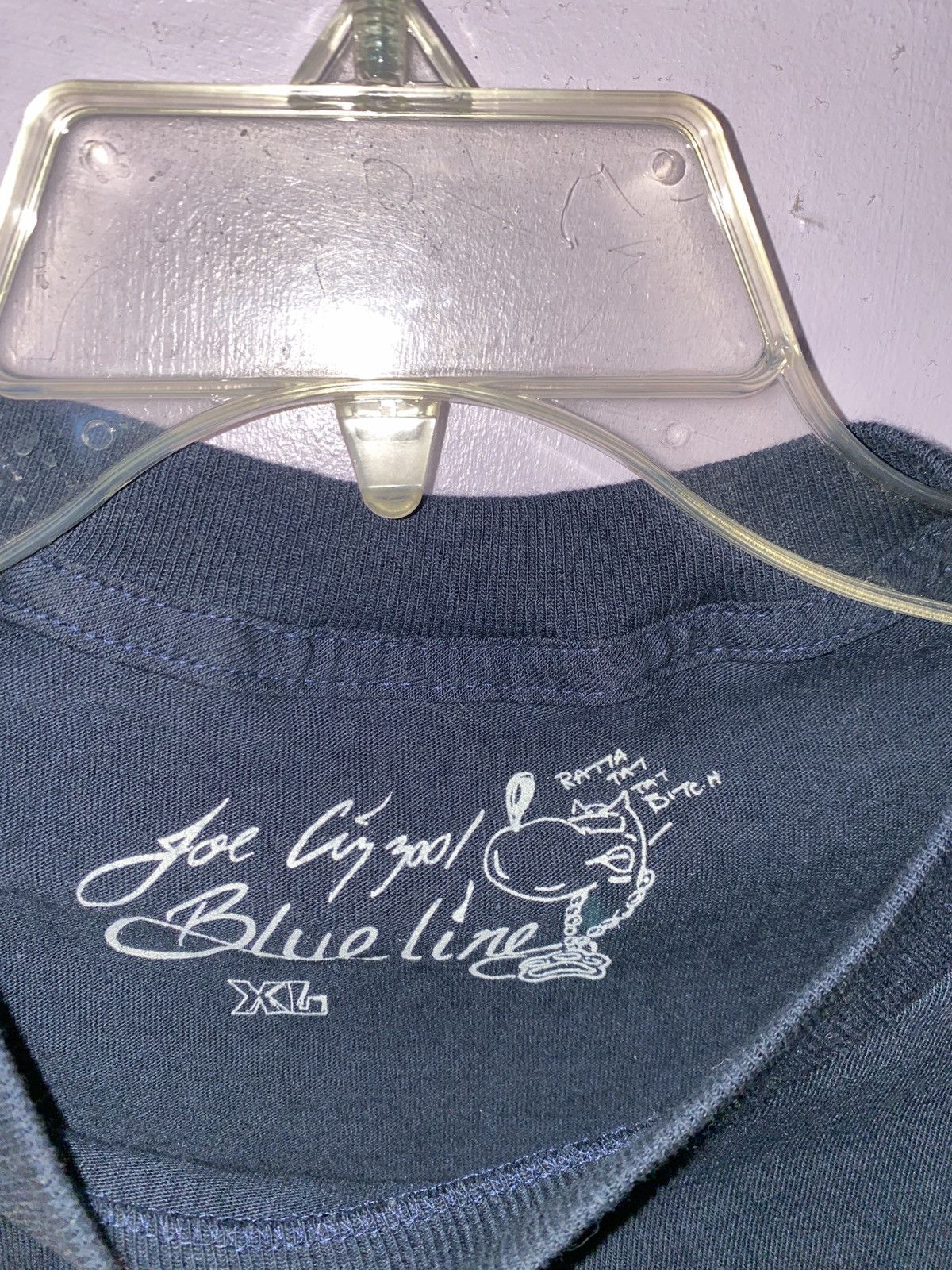 Japanese Brand × Rap Tees Blue Line Joe Cool With Crystals Used Size xL snoop dogg Size US XL / EU 56 / 4 - 3 Thumbnail