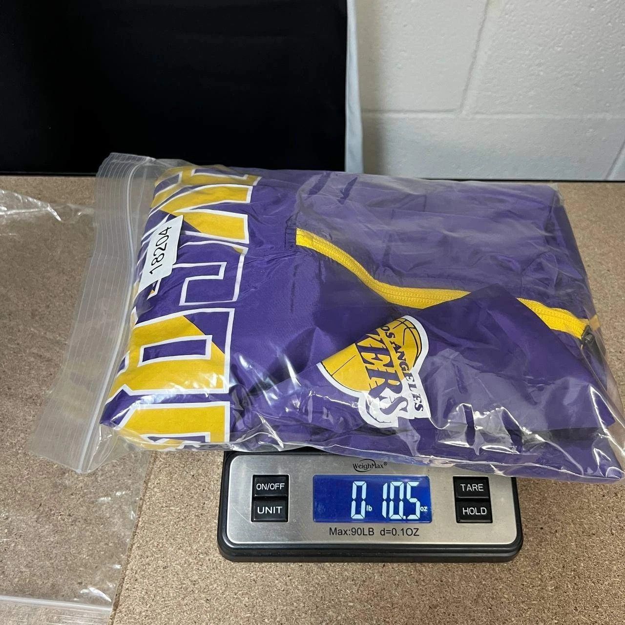 NBA Los Angeles LA Lakers Windbreaker Jacket Men L NBA 1/4 Zip Size US L / EU 52-54 / 3 - 7 Thumbnail