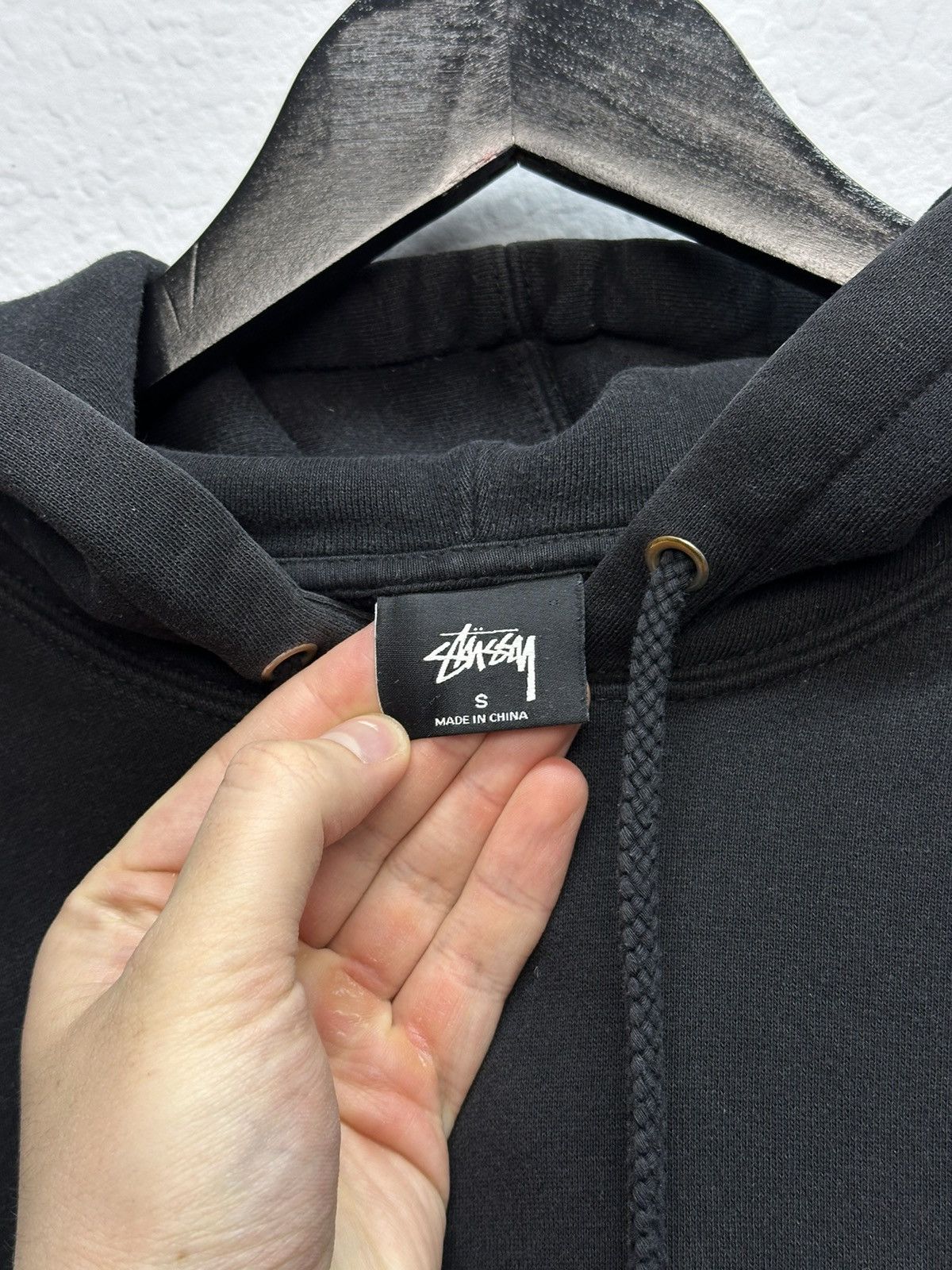 Stussy × Vintage Vintage Stussy Big Logo Boxy Fit Hoodie Y2K Archival Size US S / EU 44-46 / 1 - 9 Thumbnail