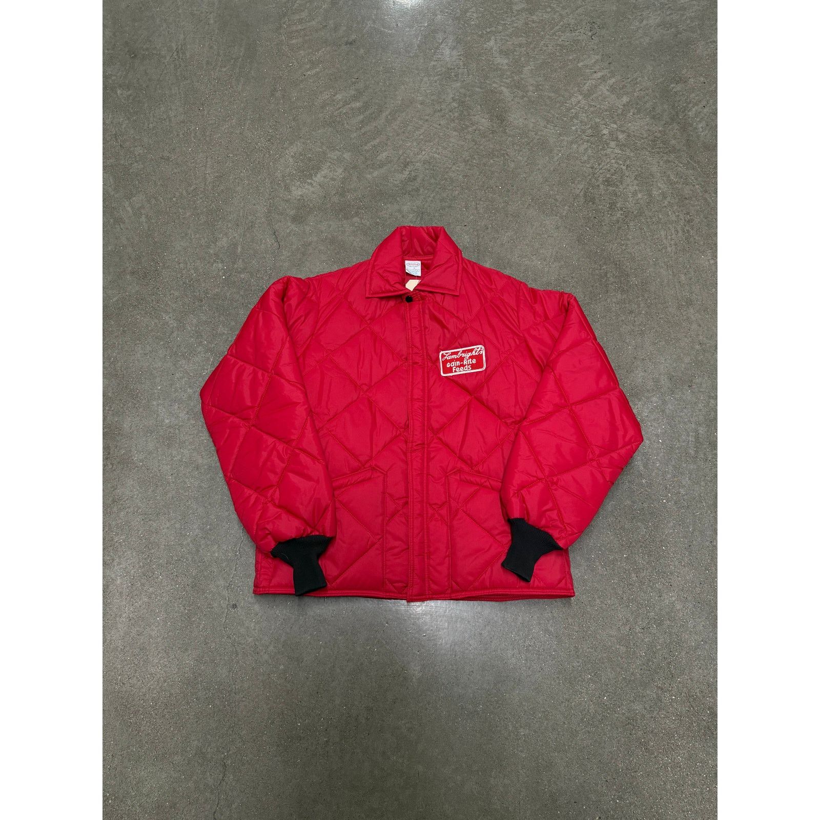 Vintage 1980's Vintage Red Quilted Work Jacket Size M / US 6-8 / IT 42-44 - 1 Thumbnail