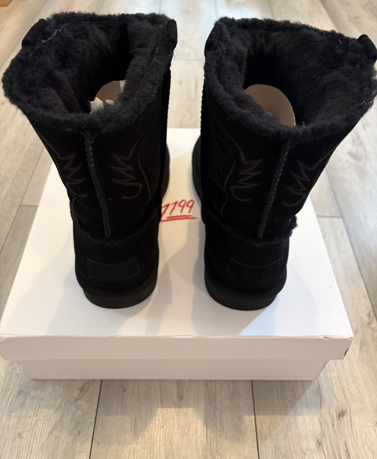 Other Bazo 1199 Cowboy Uggs v2 Black - Size 42 EU Size US 9 / EU 42 - 6 Thumbnail