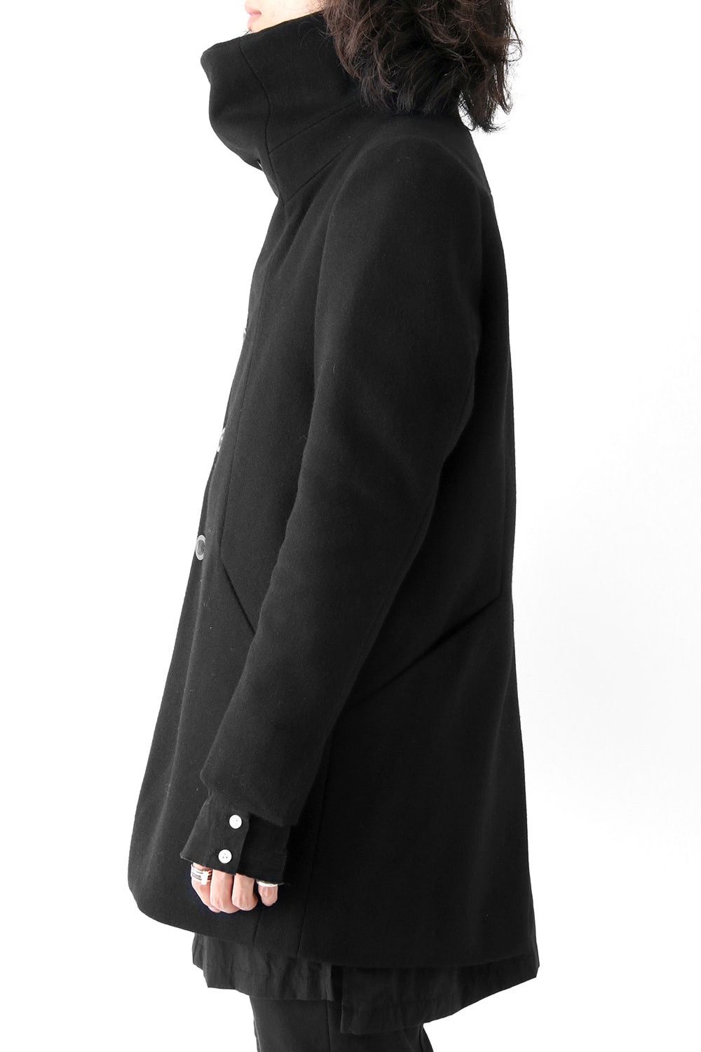 The Viridi-anne 17AW Melton High Neck Coat - JP 2 Fits US M-S Size US M / EU 48-50 / 2 - 21 Thumbnail
