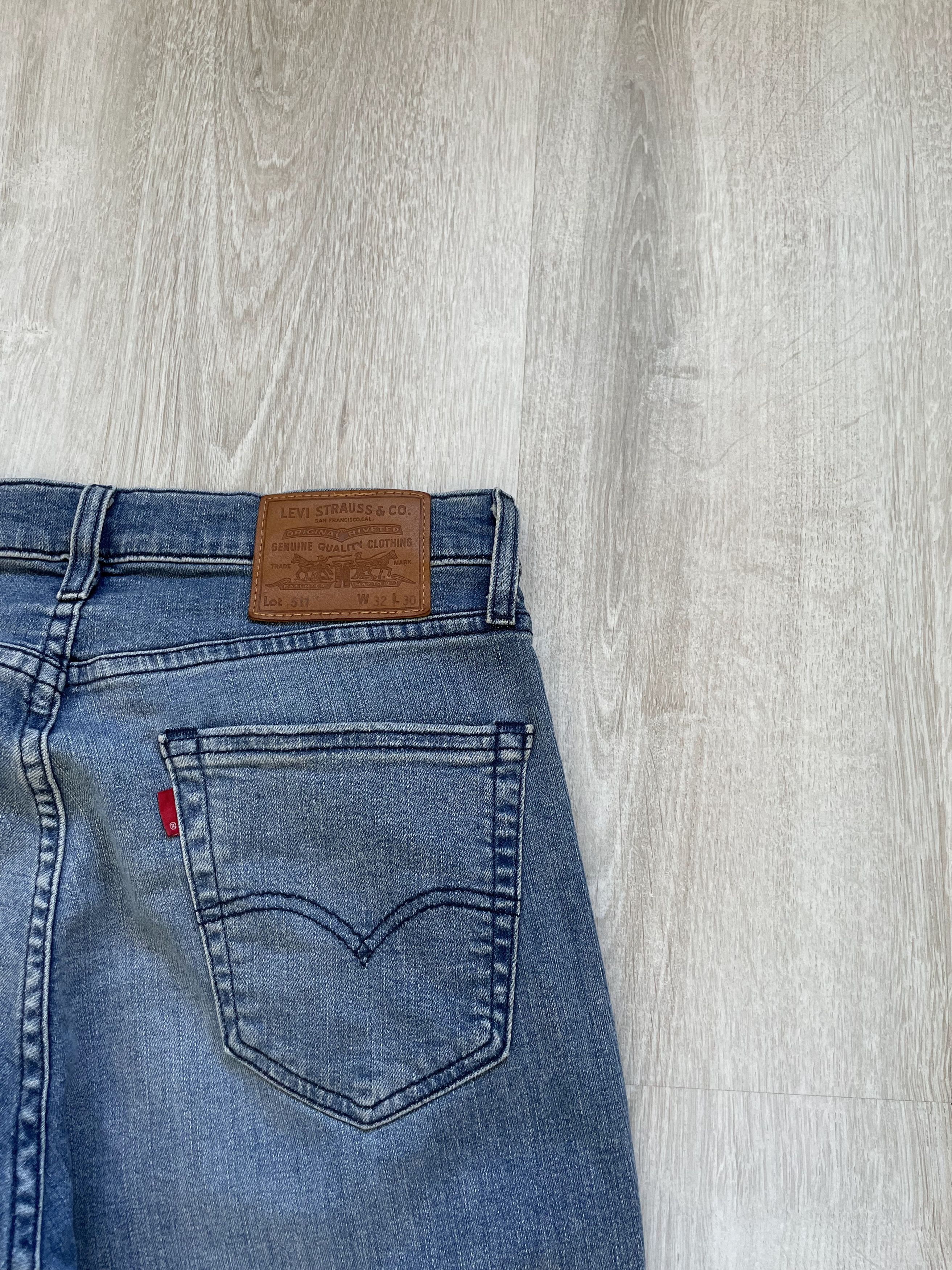 Levi's Vintage Y2K 511 Premium Blue Denim Jeans Size US 30 / EU 46 - 3 Thumbnail