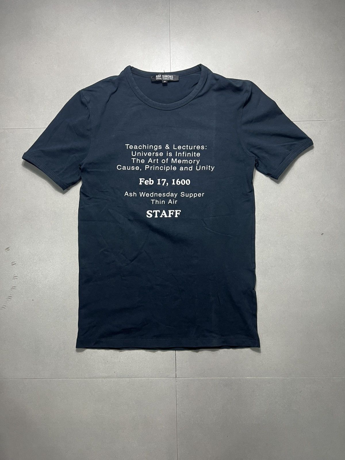 Raf Simons Raf Simons - S/S '05 Staff Tee | Grailed