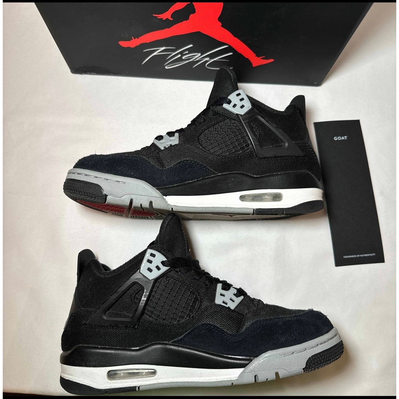 Jordan Brand × Nike Size 5.5 - Air Jordan 4 Retro SE GS Black Canvas Men's Shoes Size US 5.5 / EU 38 - 3 Thumbnail