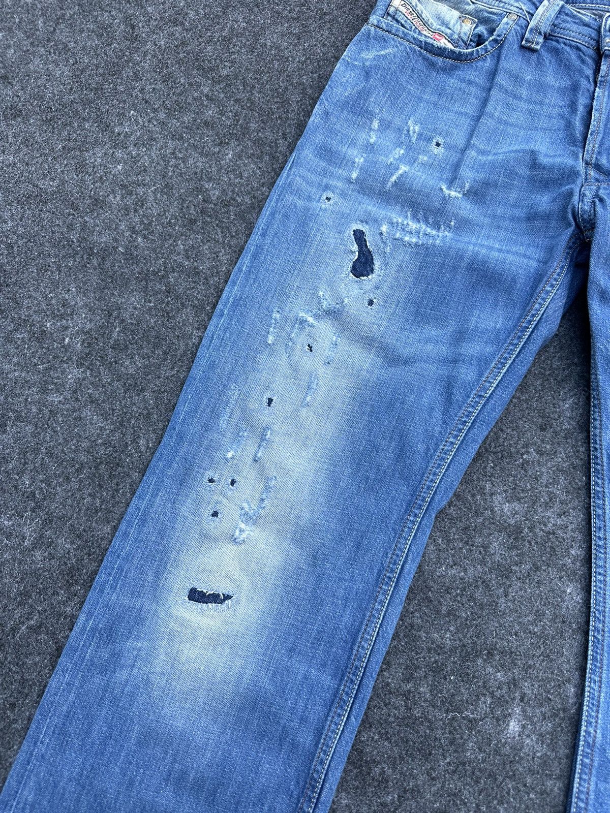 Diesel Vintage Diesel Industries Washed Denim 31x33 D48 Size US 31 - 3 Thumbnail