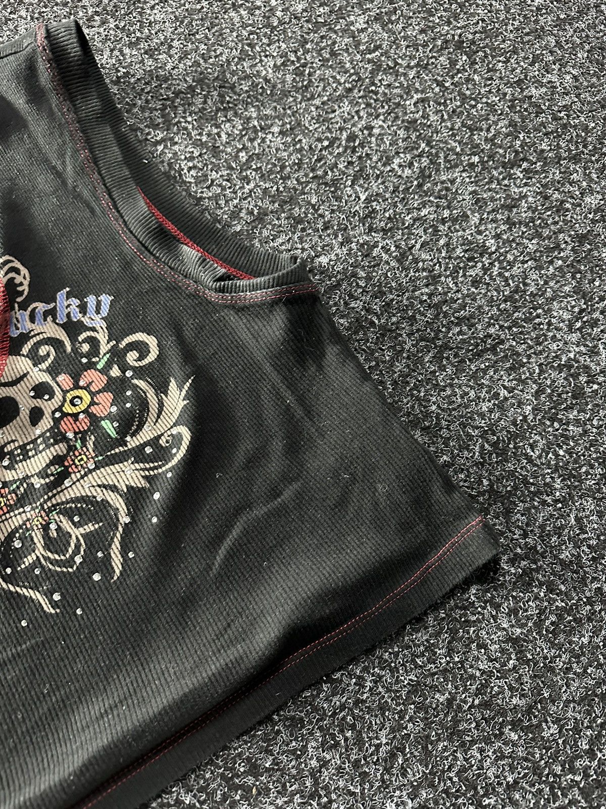 Designer × Ed Hardy ❗️Vintage Ed Hardy STYLE tiger big True Love Logo Women Tee Size S / US 4 / IT 40 - 3 Thumbnail