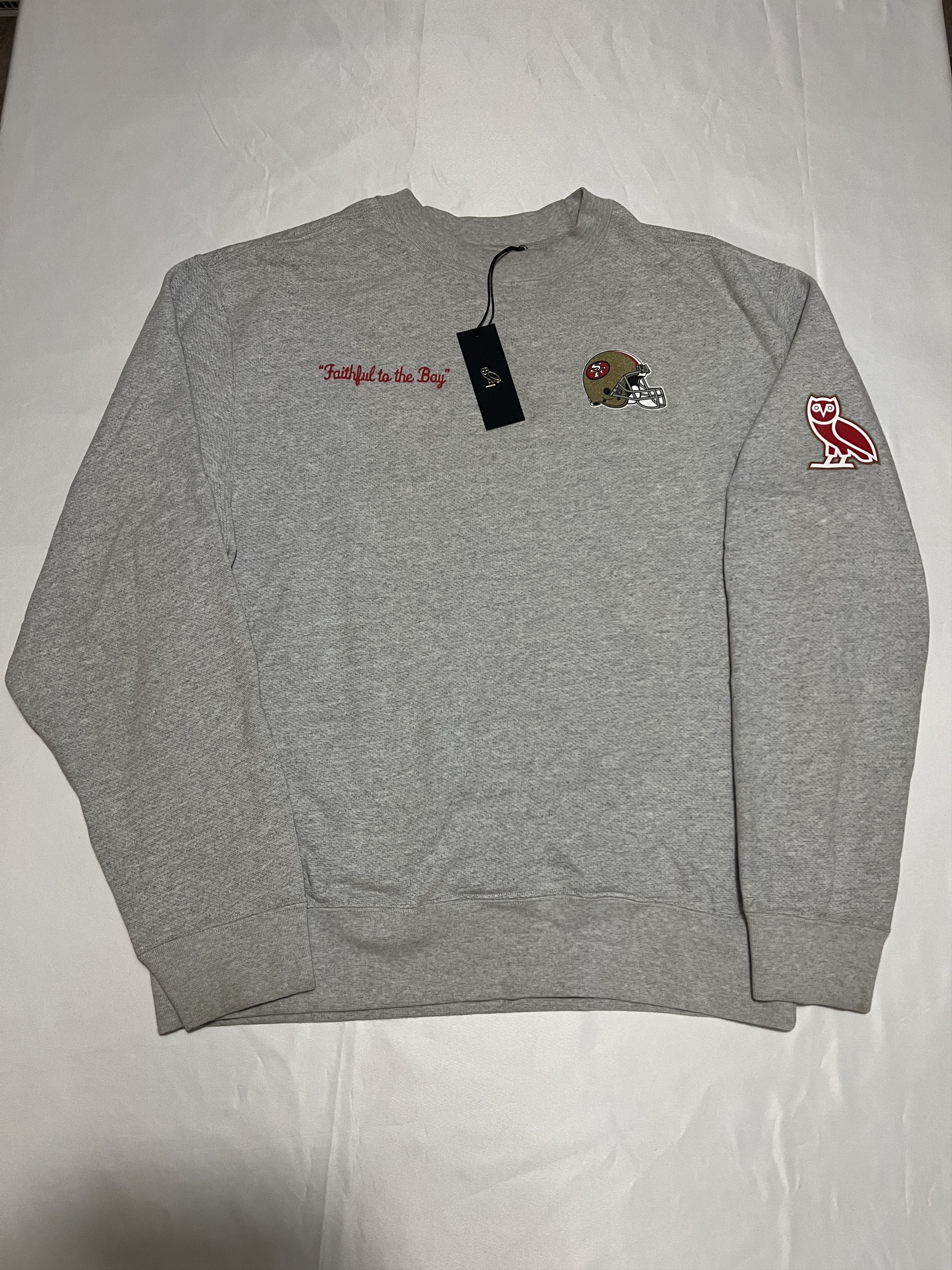 Drake OVO x NFL San Francisco 49ers Crewneck Size US L / EU 52-54 / 3 - 2 Thumbnail