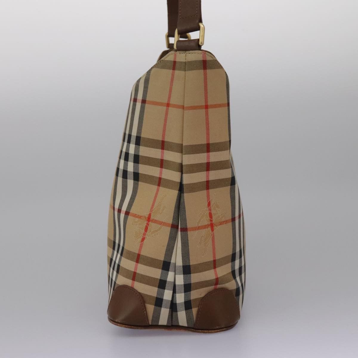 Burberry Burberry Nova Check Shoulder Bag Canvas Beige Size ONE SIZE - 4 Thumbnail