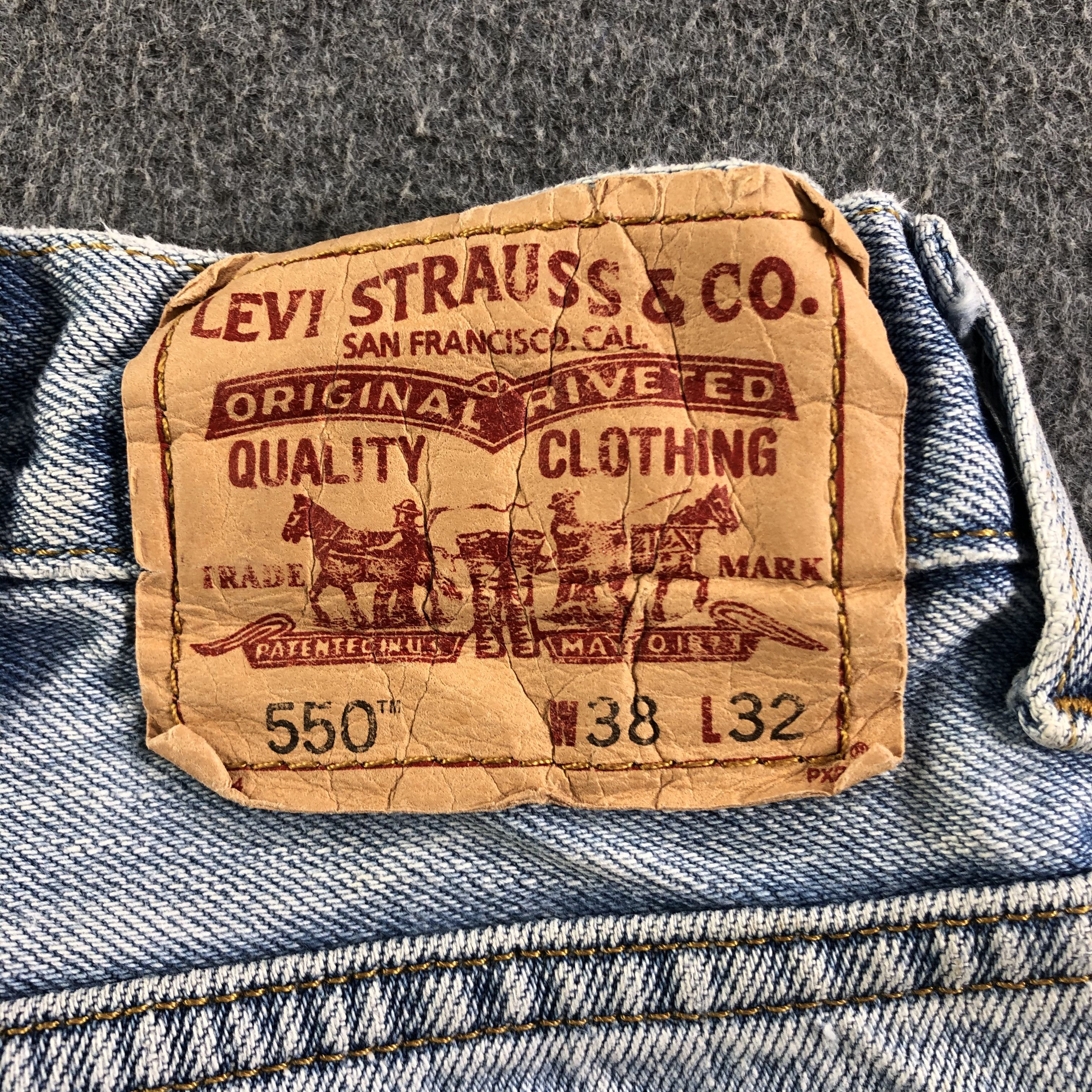 Levi's Vintage Light Wash Levis 550 Jeans-J3254 Size US 39 - 5 Thumbnail
