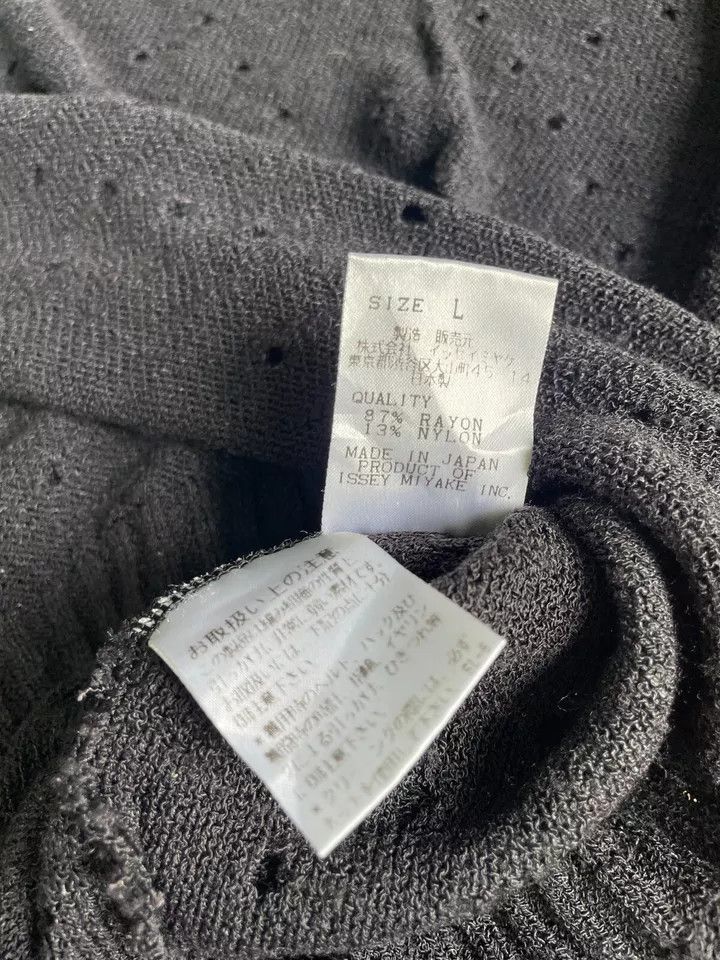 Issey Miyake Issey Miyake Hole Pattern Sweaters Size US L / EU 52-54 / 3 - 5 Thumbnail