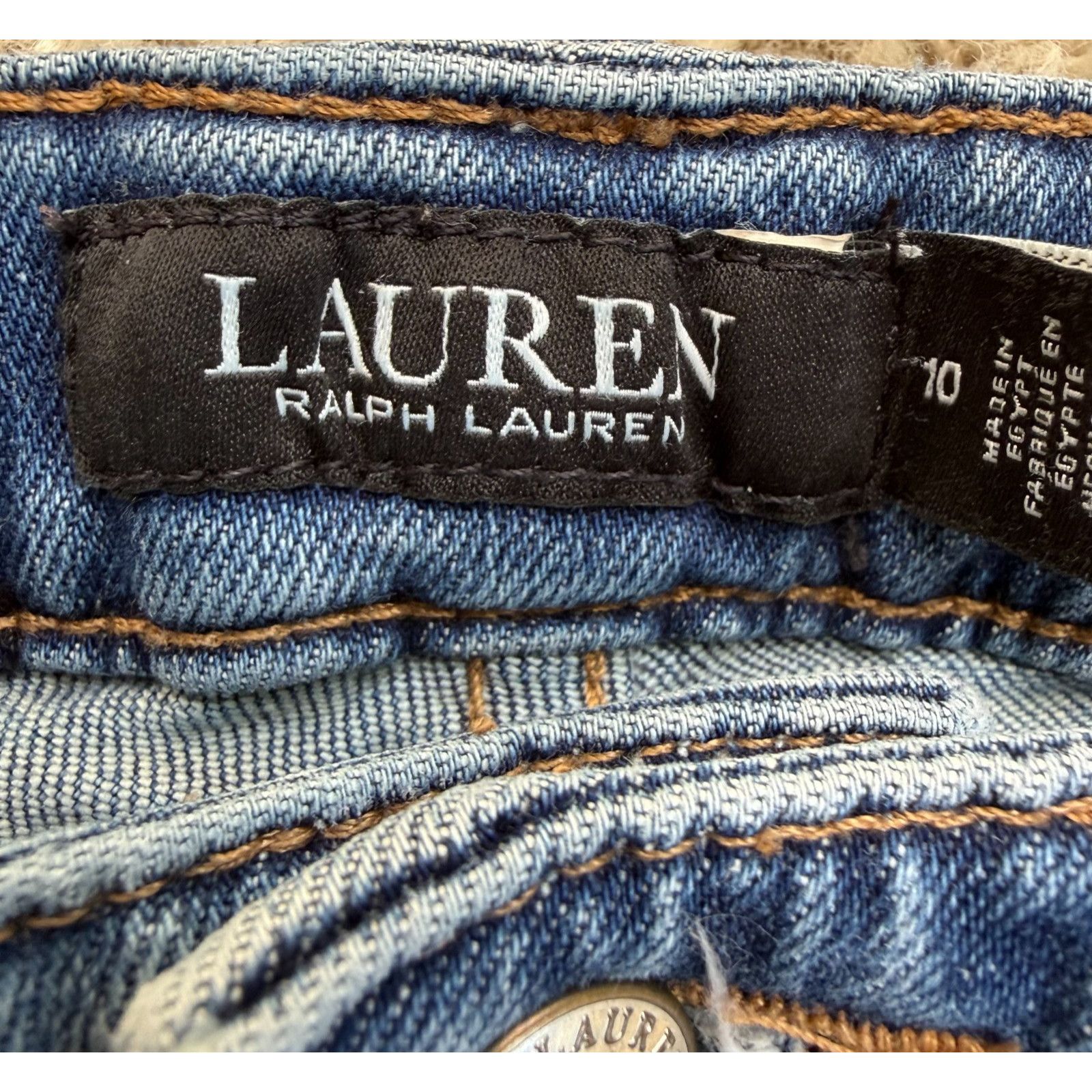 Lauren Ralph Lauren Lauren Ralph Lauren Jeans 10 High Rise Straight Leg Size 32" / US 10 / IT 46 - 2 Thumbnail