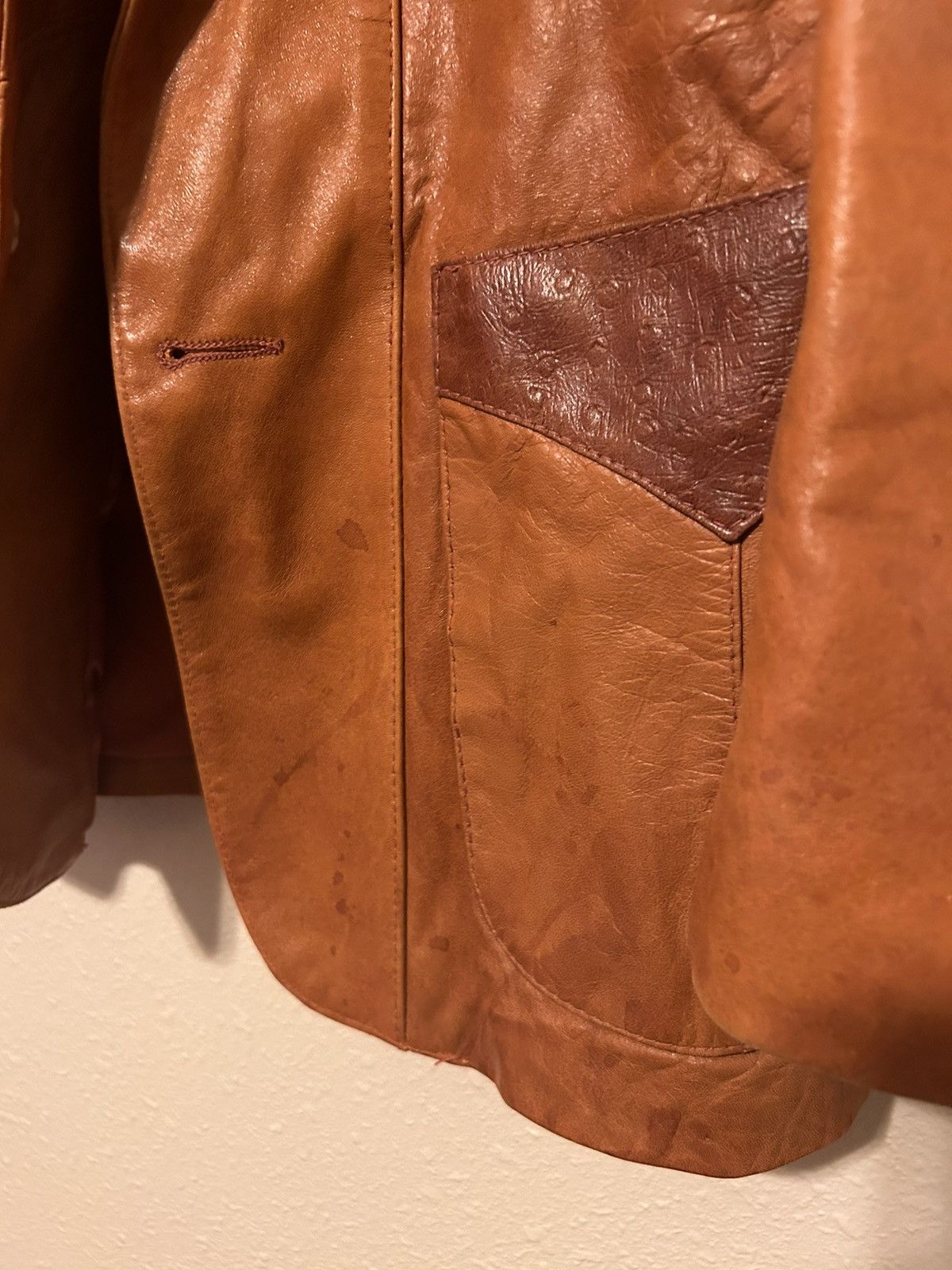 Adler × Vintage Mens vintage western leather jacket Size US M / EU 48-50 / 2 - 4 Thumbnail