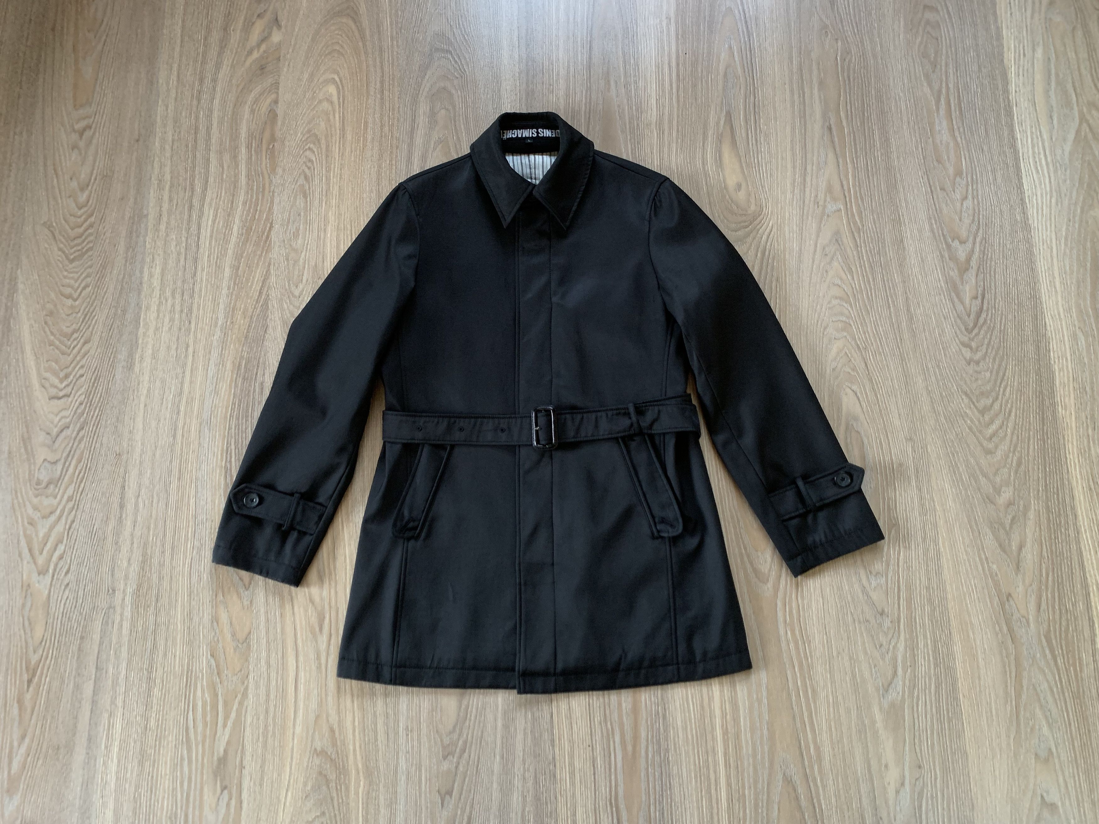 Denis Simachev × Vintage Denis Simachev Black Trench Jacket Size US L / EU 52-54 / 3 - 1 Thumbnail