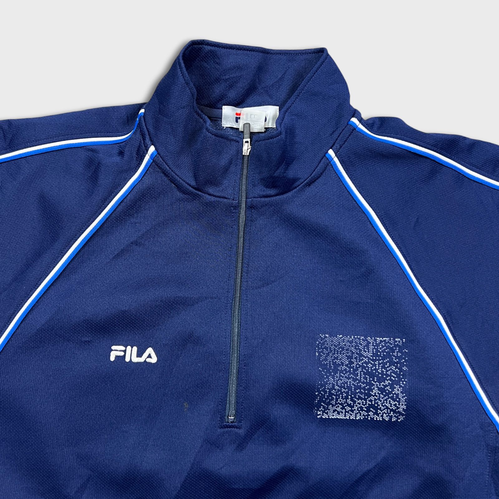 Fila × Vintage Vintage 90s Fila Sweatshirt Japanese 1/4 Zip Tracksuit Top Size US S / EU 44-46 / 1 - 2 Thumbnail