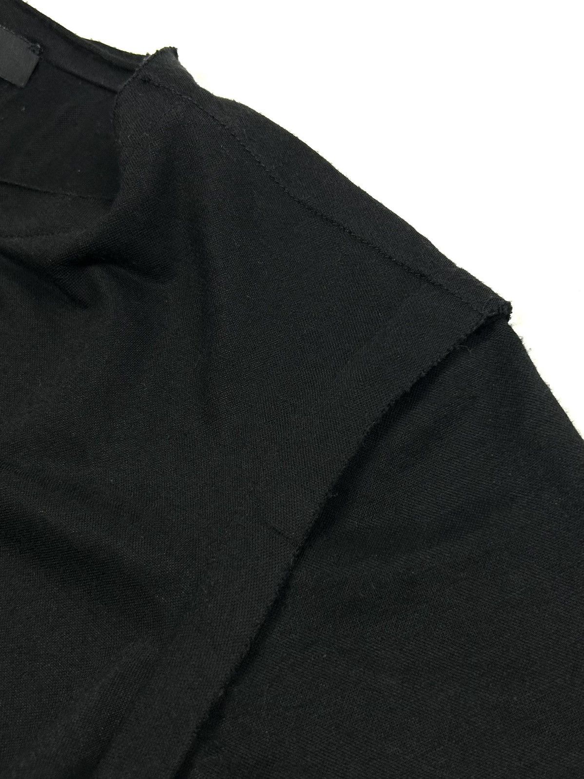 Diesel DIESEL Wmns Cropped Black Top Tee M Avant Garde Distressed Size M / US 6-8 / IT 42-44 - 16 Thumbnail