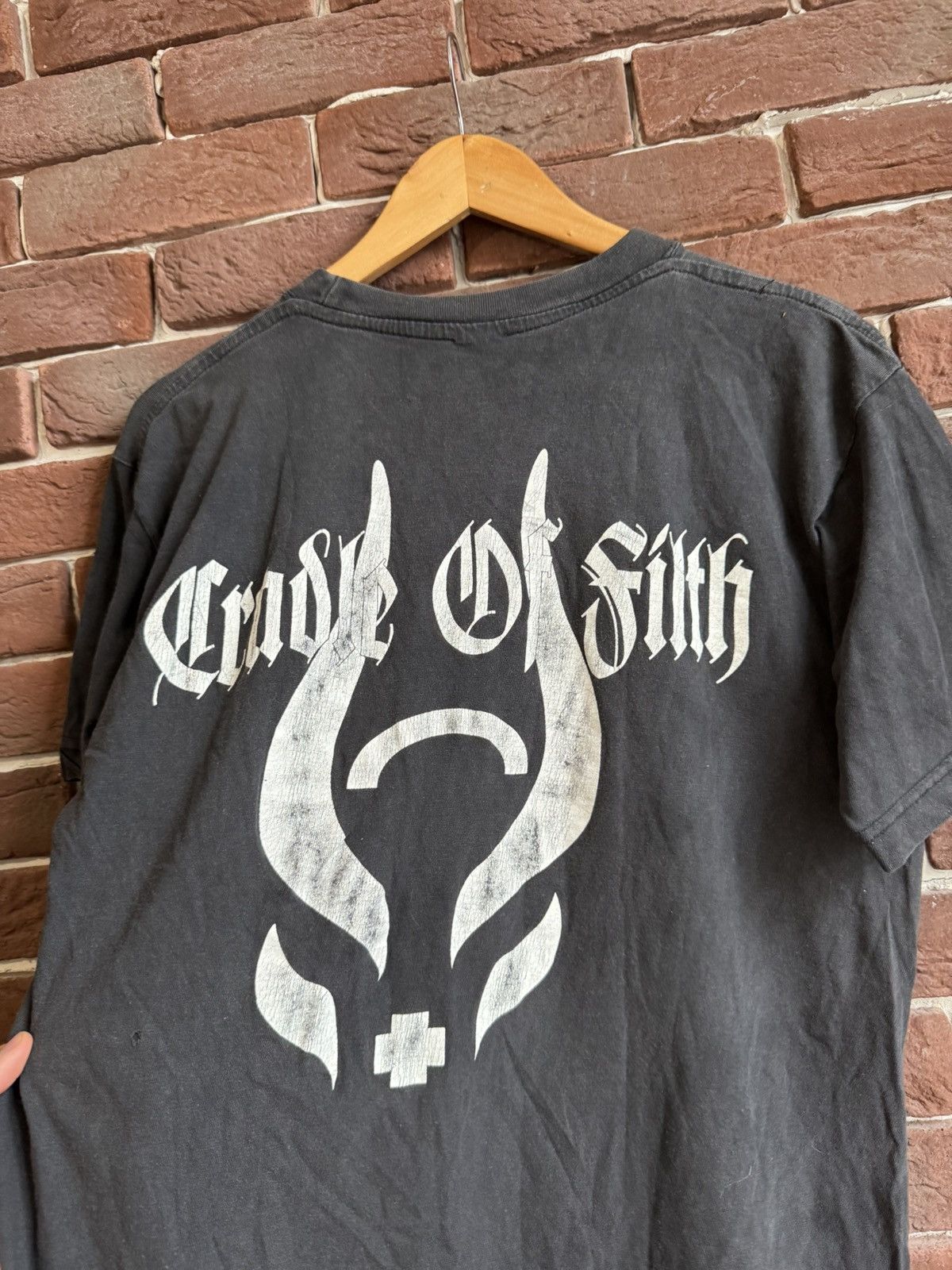 Band Tees Vintage 90s Cradle Of Filth Filth Dani Filth Metal Band Tee Size US L / EU 52-54 / 3 - 13 Thumbnail