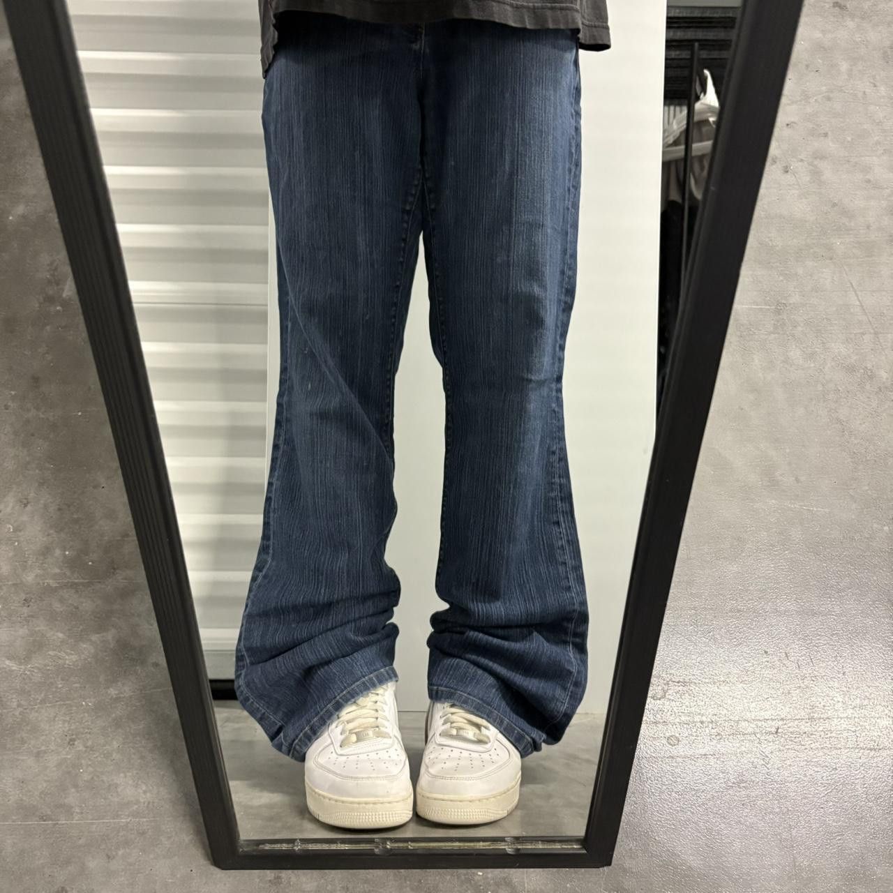 Vintage Crazy Vintage Y2K/2000s Flared Bootcut Medium Wash Grunge Denim Jeans! Size US 36 / EU 52 - 1 Thumbnail