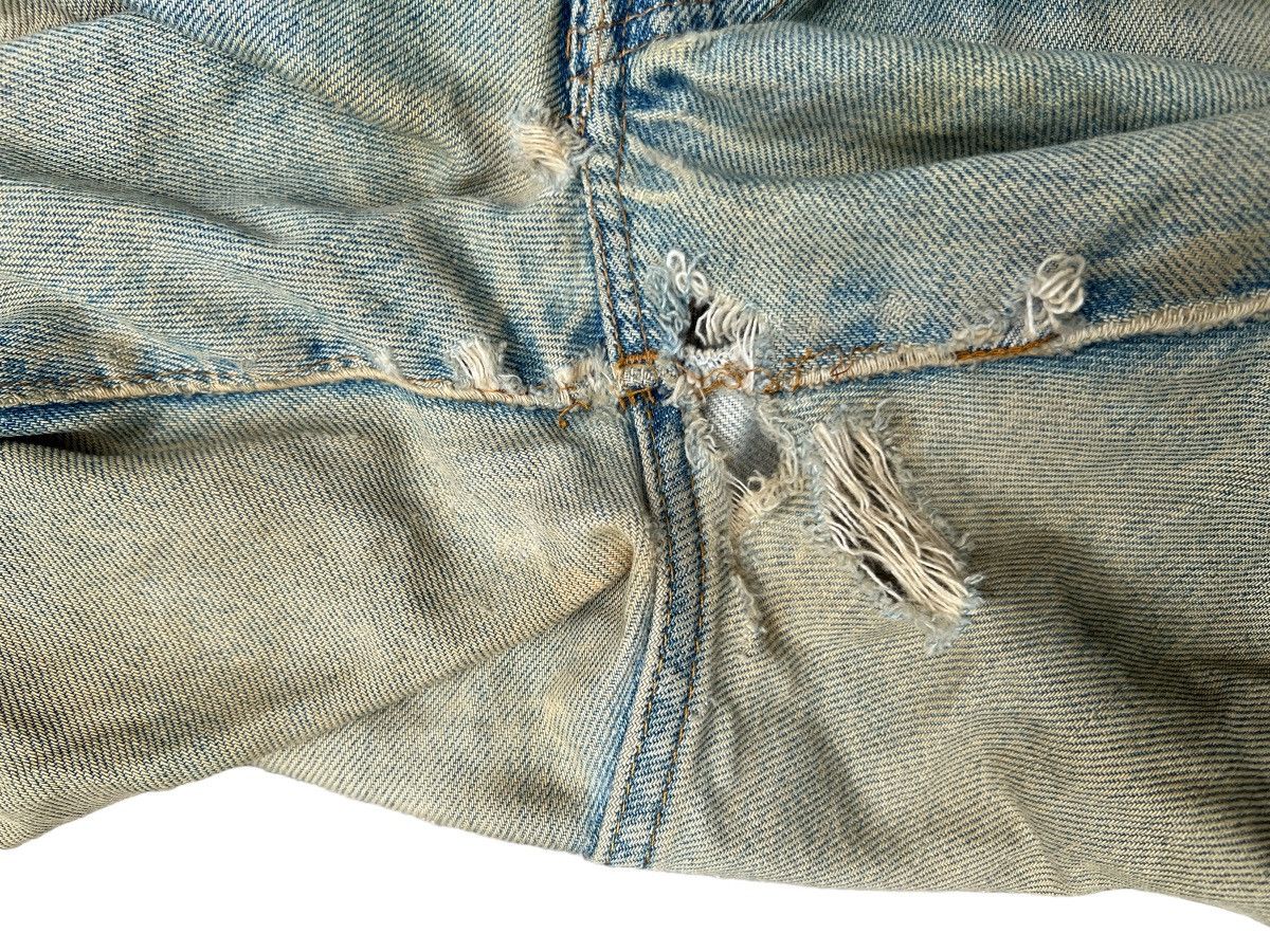Levi's Vintage Clothing Vintage 80s Levi’s 501 Selvedge Distressed Denim Jeans 32x31 Size US 32 / EU 48 - 13 Thumbnail