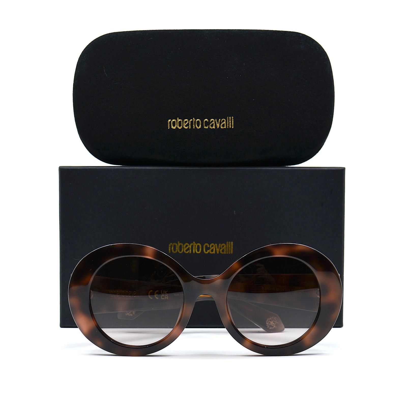 Roberto Cavalli ROBERTO CAVALLI SRC010M HAVANA BROWN GRADIENT SUNGLASSES Size ONE SIZE - 6 Thumbnail