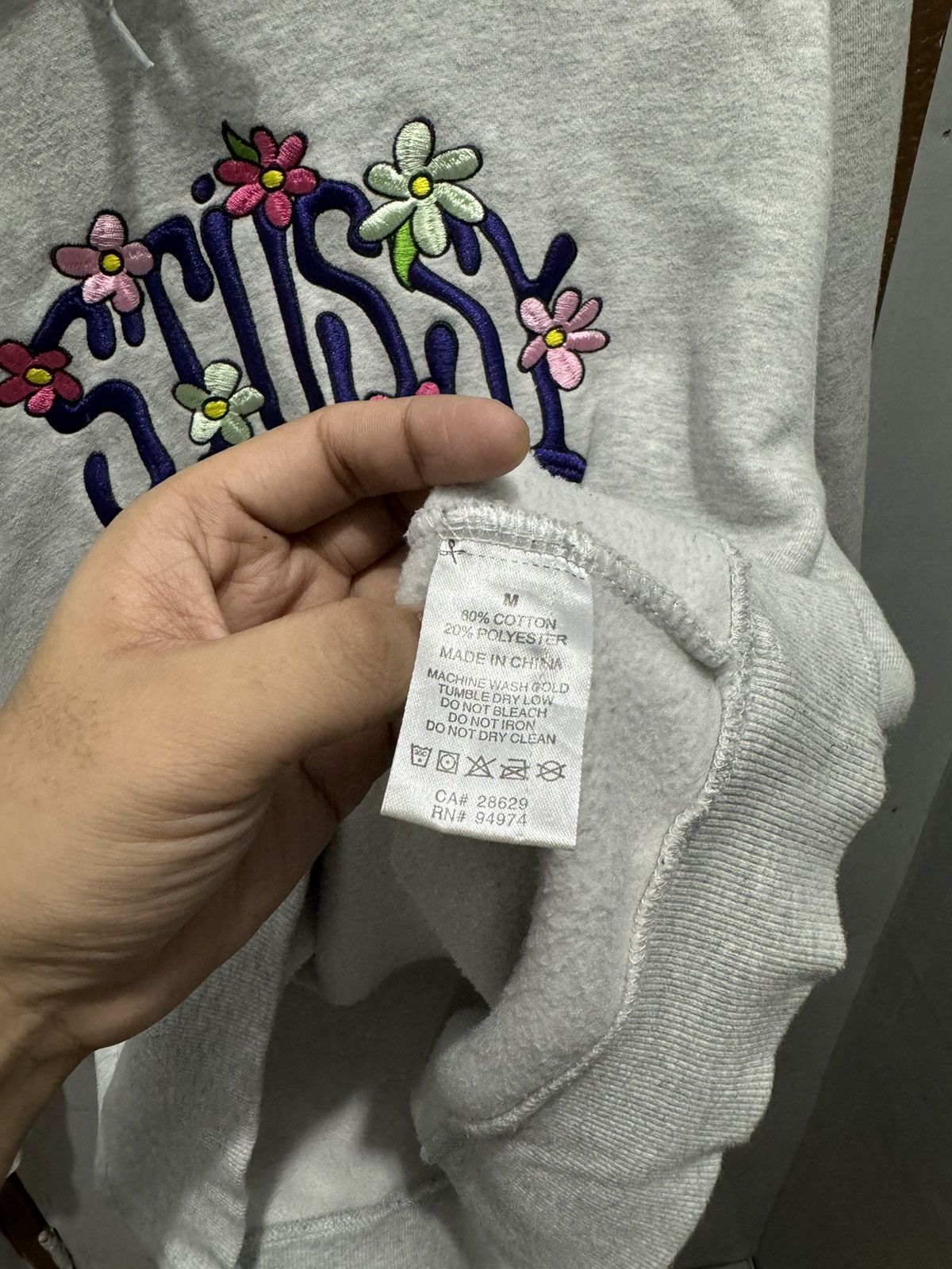 Stussy Stussy collegiate floral hoodie Size US M / EU 48-50 / 2 - 9 Thumbnail