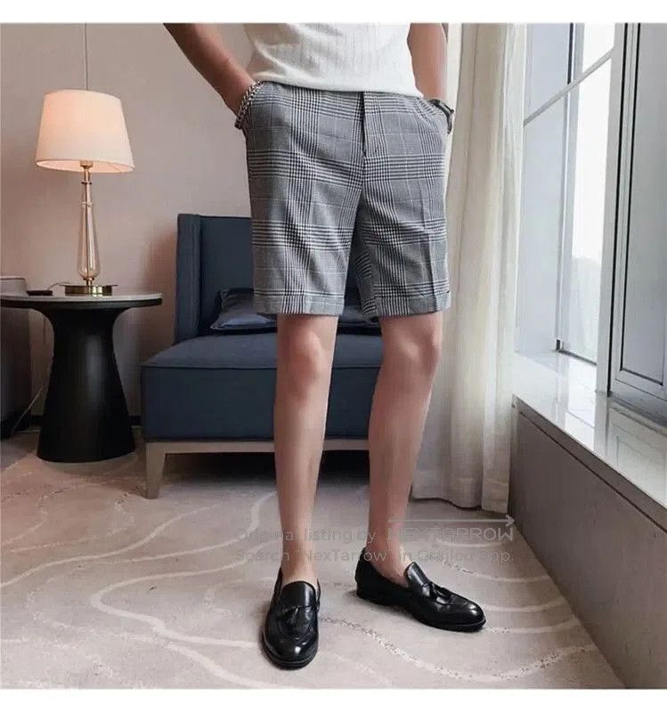 Thom Browne Thom Browne Gray Checkered Men's Shorts . Size US 34 / EU 50 - 6 Thumbnail