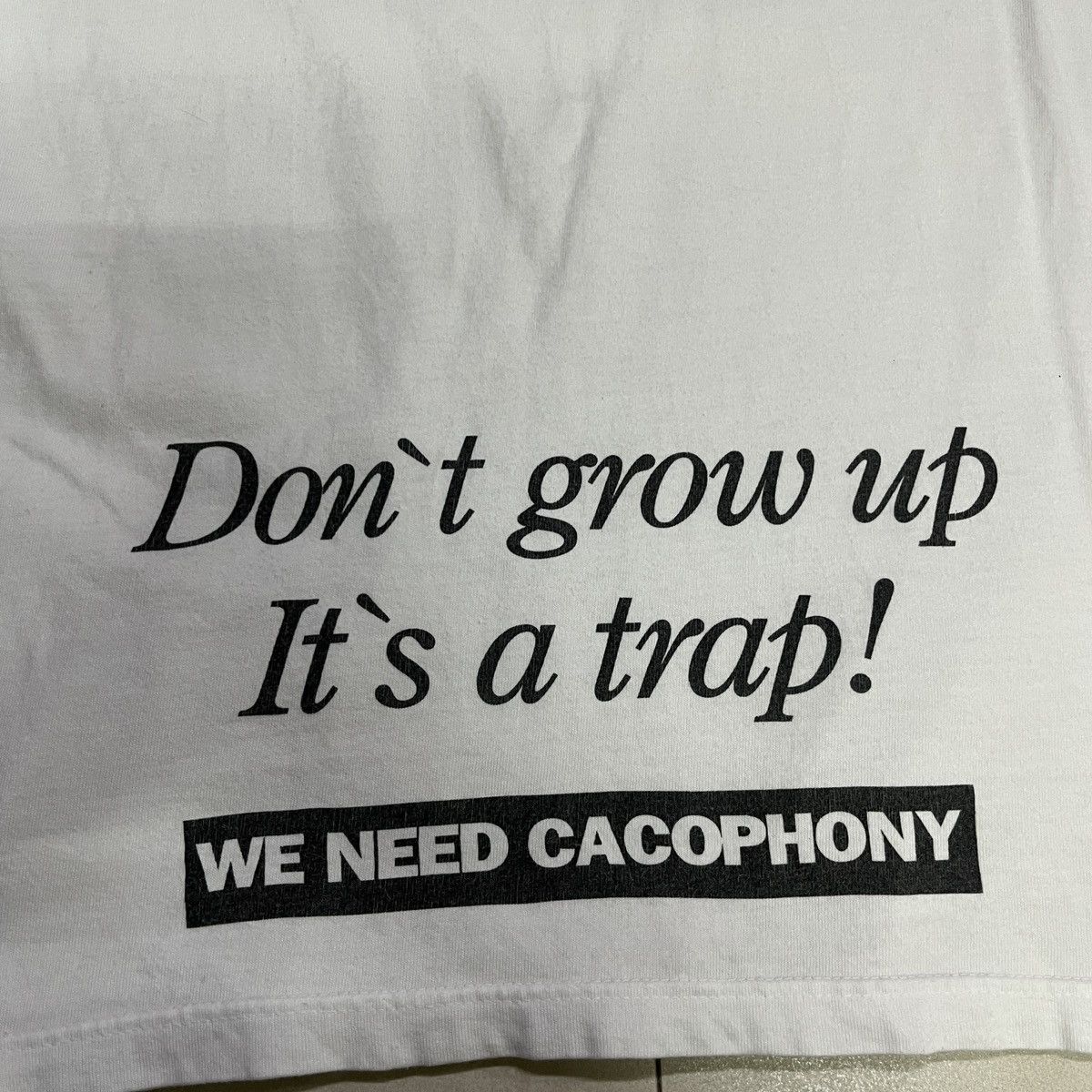 FPAR × Japanese Brand × Vintage Fpar Media Guerrilla Quotes T Shirt Size US M / EU 48-50 / 2 - 11 Thumbnail