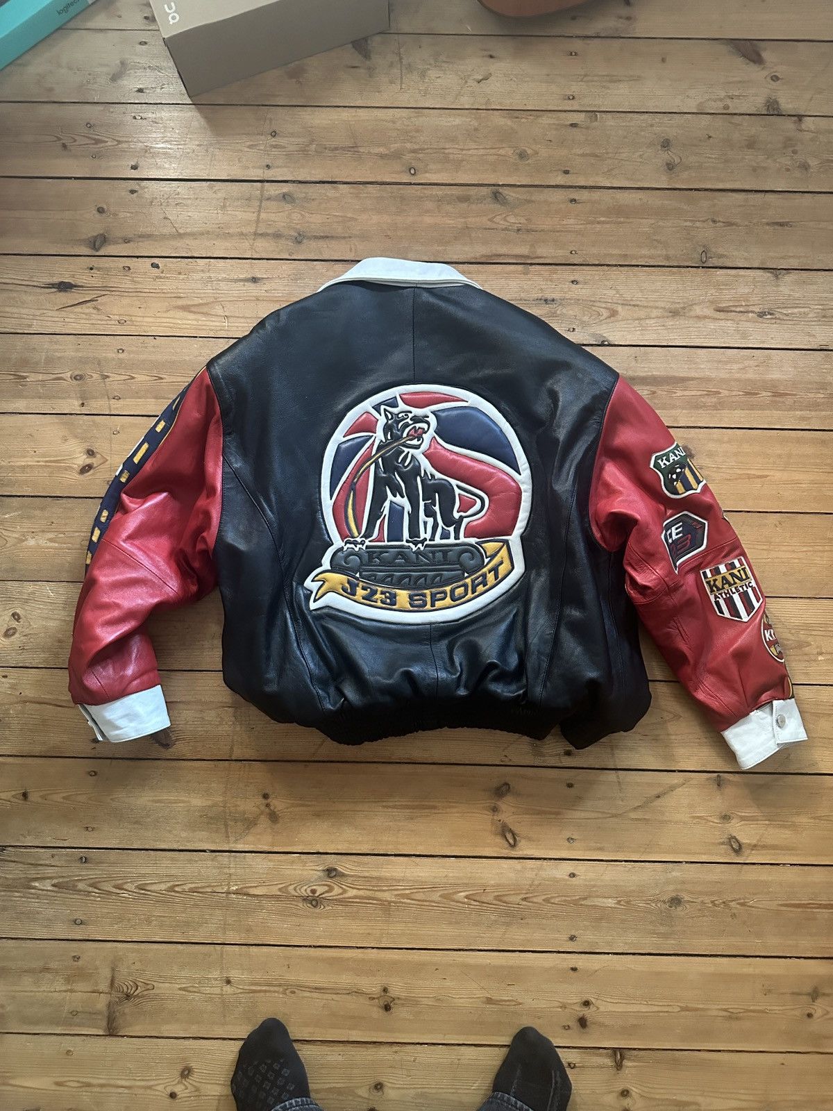 Karl Kani Leather jacket Karl Kani Multicolour size L Size US L / EU 52-54 / 3 - 4 Thumbnail