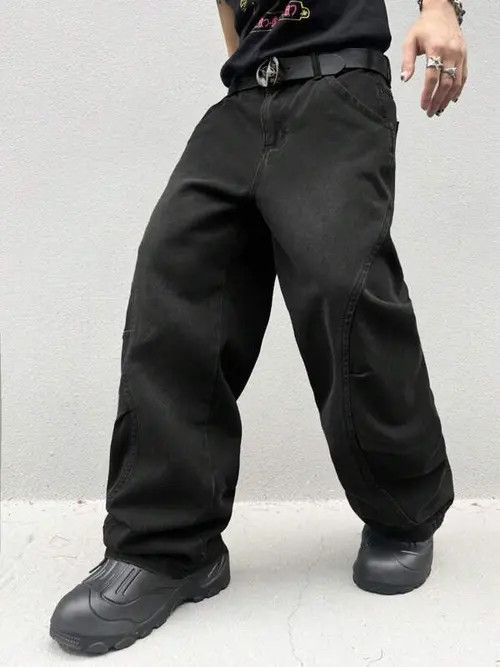 Japanese Brand Skate Baggy Denim Jeans Loose fit Size US 32 / EU 48 - 3 Thumbnail