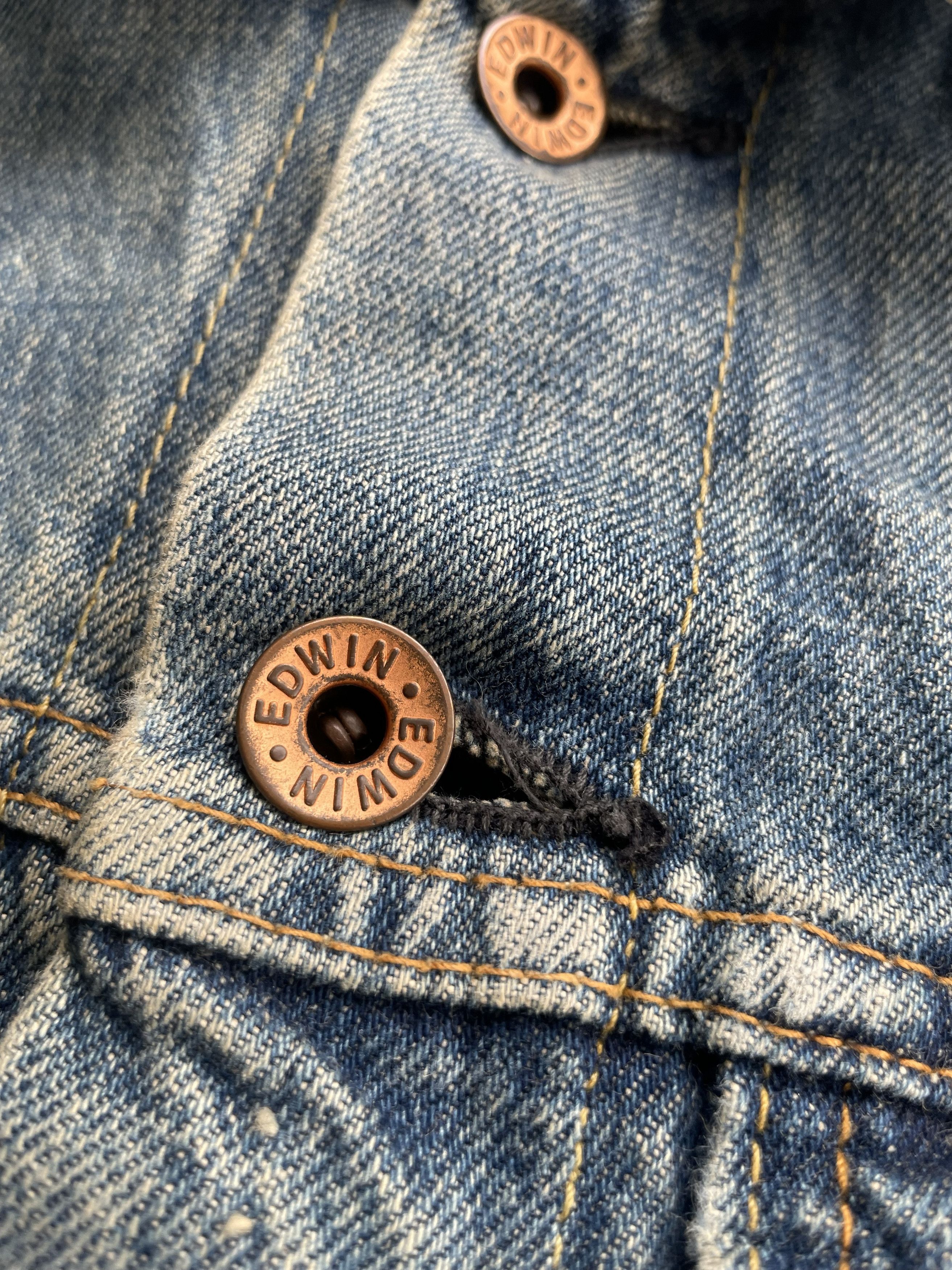 Edwin Vintage Edwin Selvedge Denim Jacket Size US M / EU 48-50 / 2 - 8 Thumbnail