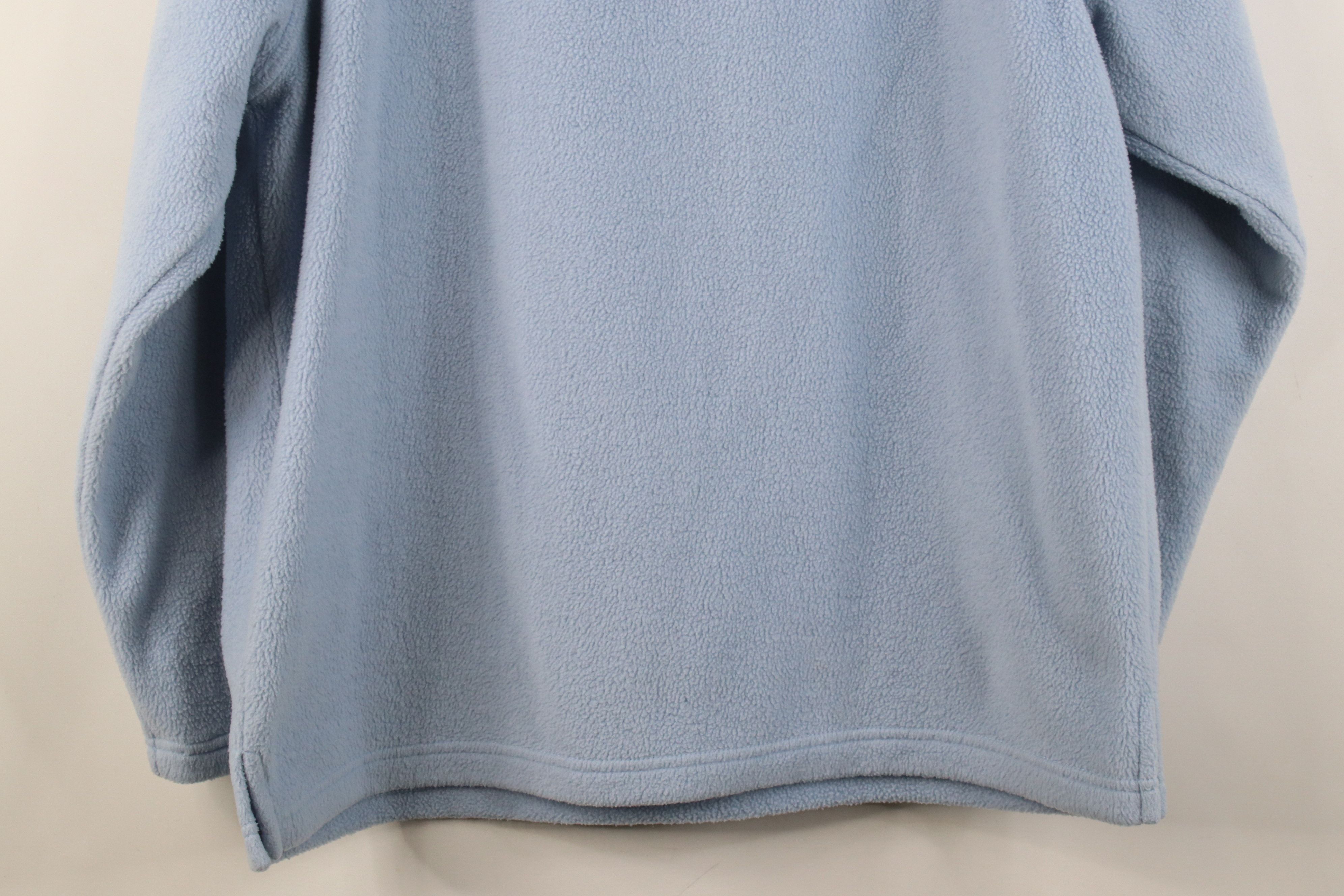 Vintage Vintage 90s Streetwear Cat Kitten Fleece Sweater Blue Size L / US 10 / IT 46 - 10 Thumbnail