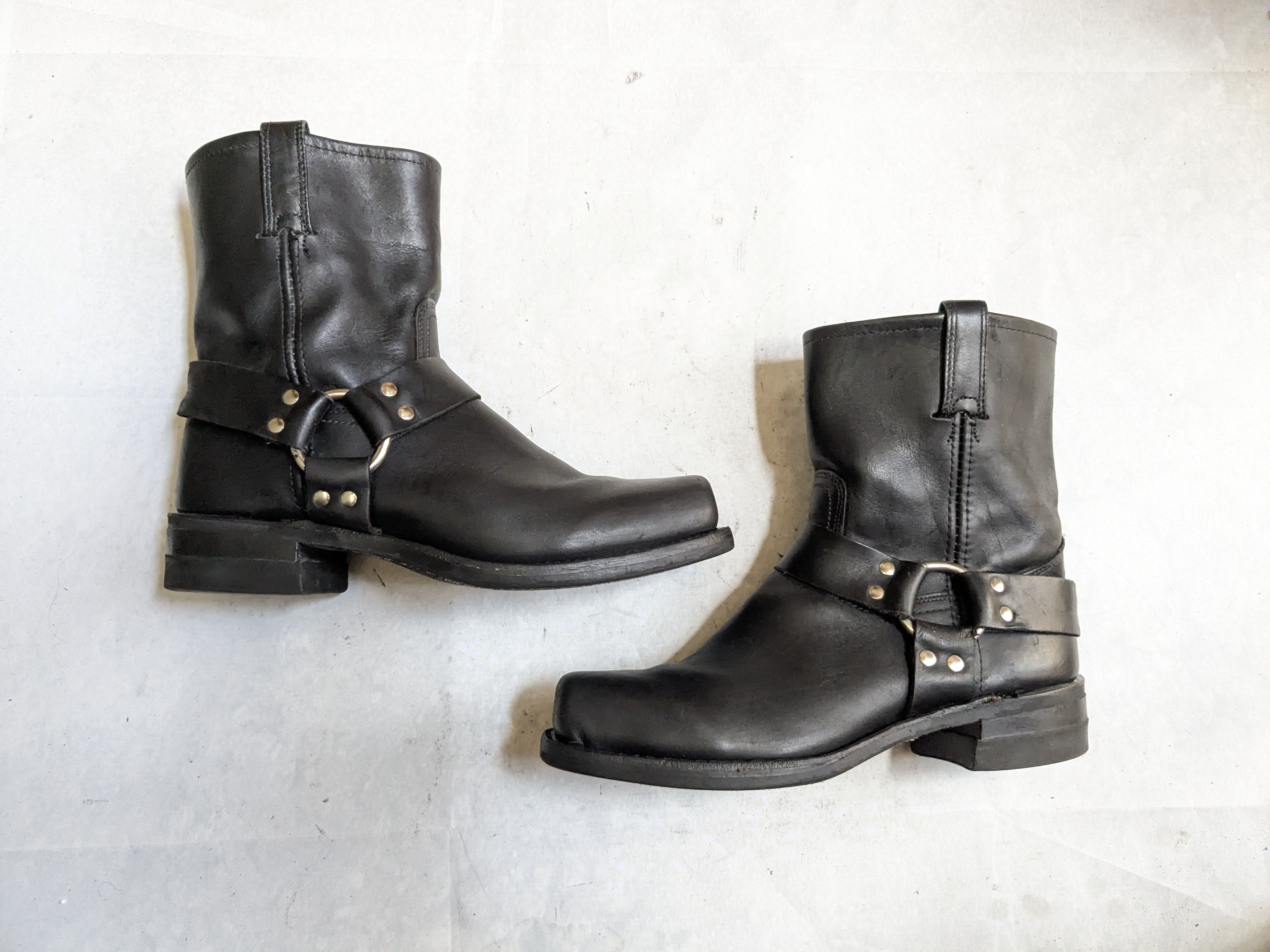 Frye Frye Harness Boots Black 10.5 M Leather USA Size US 10.5 / EU 43-44 - 1 Thumbnail