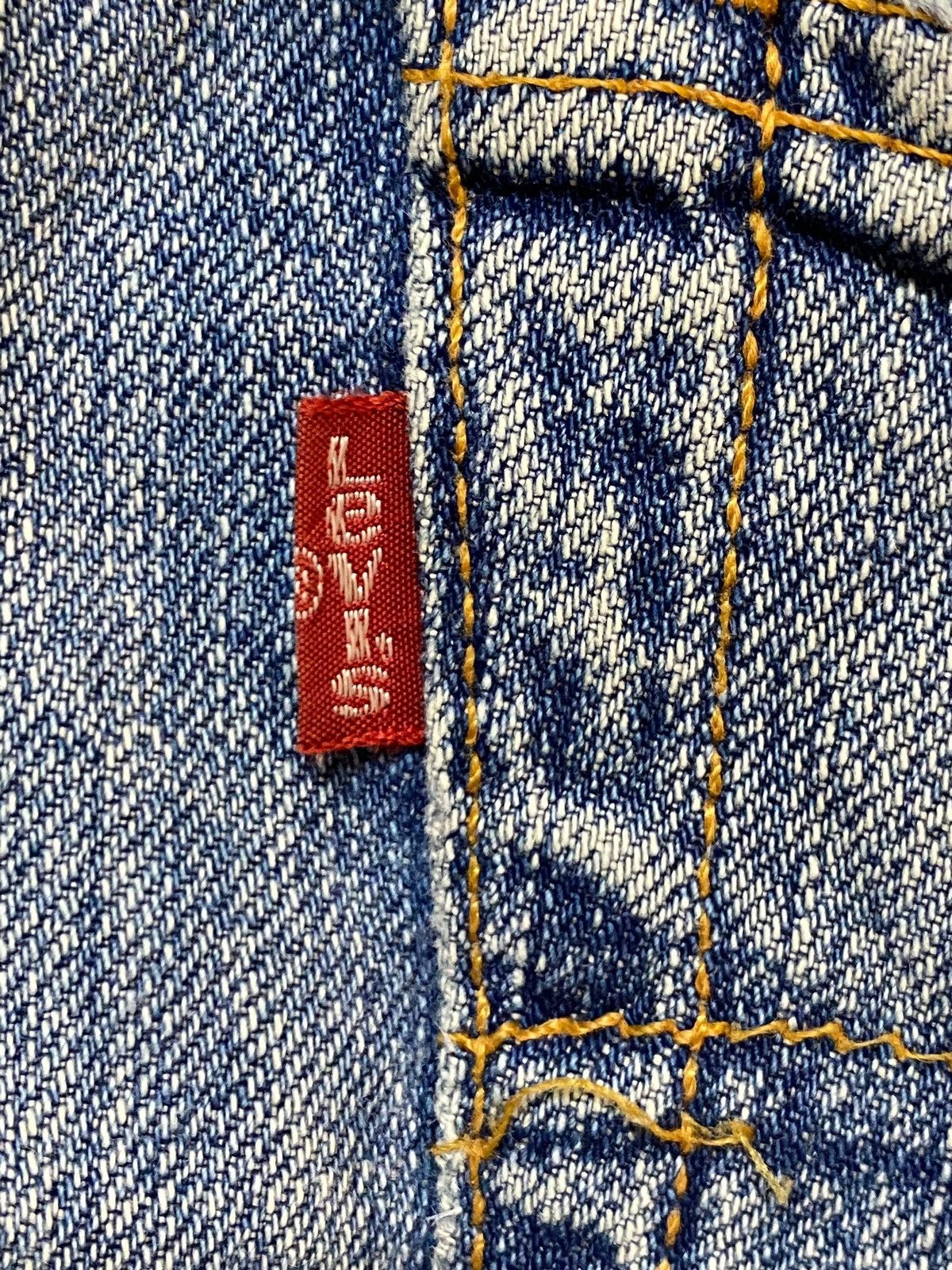 Levi's Vintage Levis 501 Y2K Faded Wash Distressed Loose Jeans Size US 30 / EU 46 - 10 Thumbnail