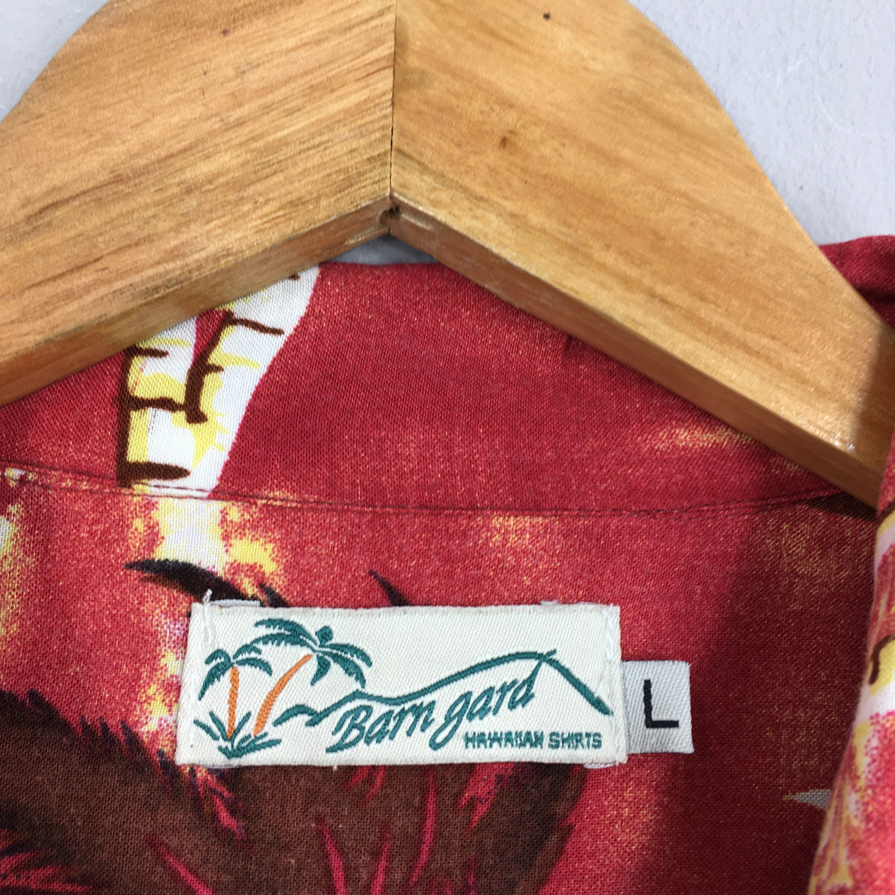 Other Vintage 1980s Hawaiian Aloha Coconut Tree Shirt Large Size US L / EU 52-54 / 3 - 5 Thumbnail