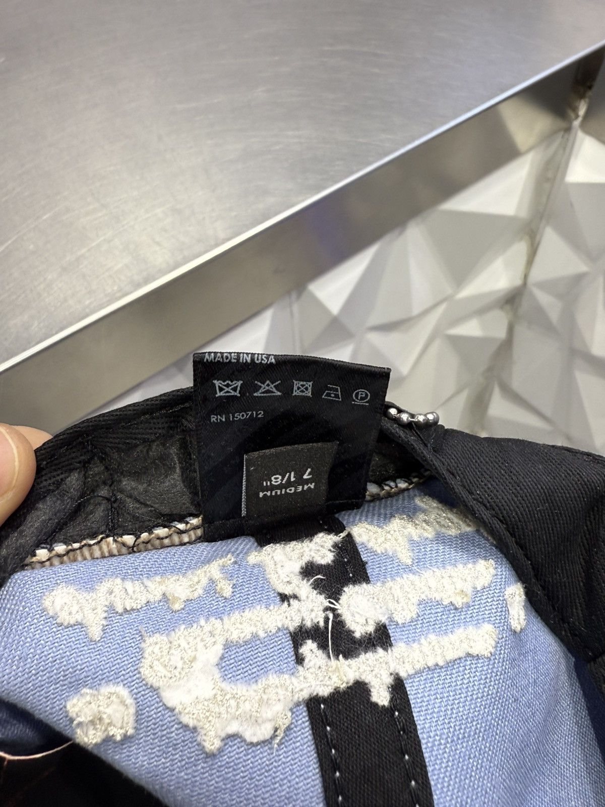 Amiri Amiri MA Fitted Cap – Baby Blue (SS23) - Size M - Brand New Size ONE SIZE - 8 Thumbnail