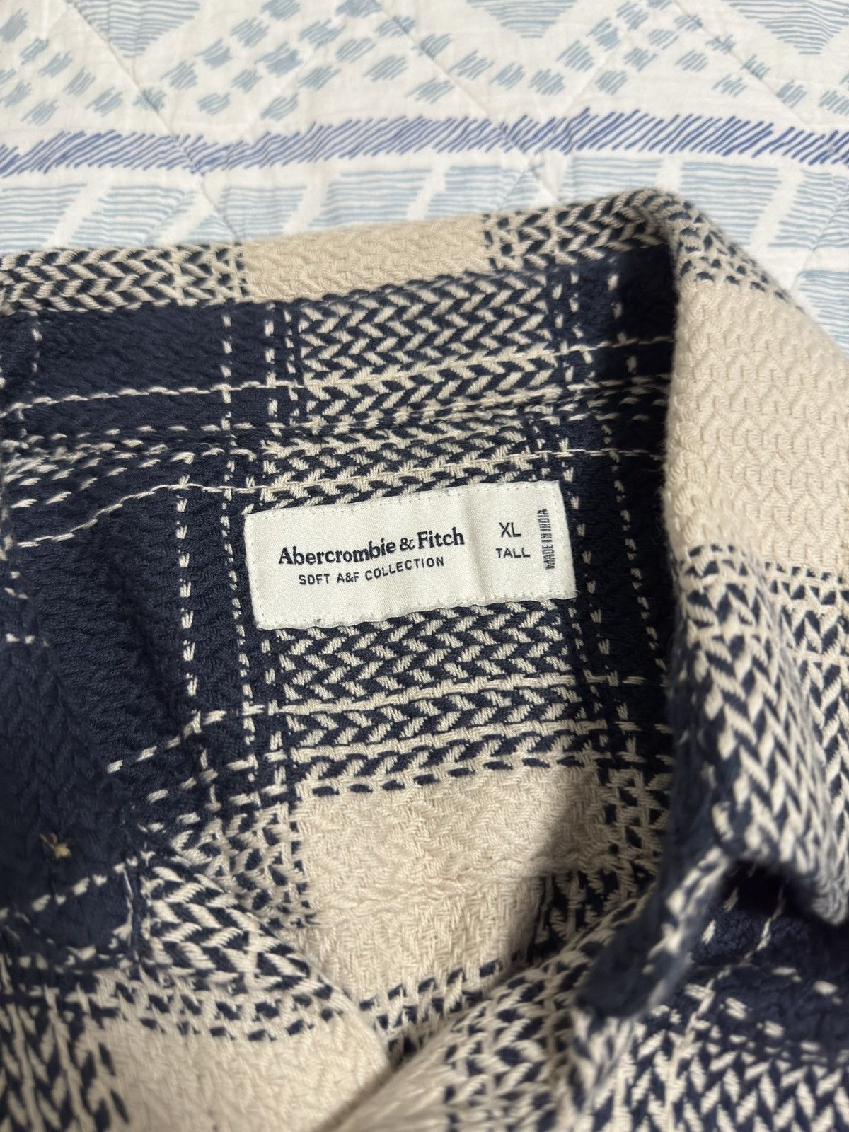 Abercrombie & Fitch Men’s Knit Flannel Size US XL / EU 56 / 4 - 3 Thumbnail