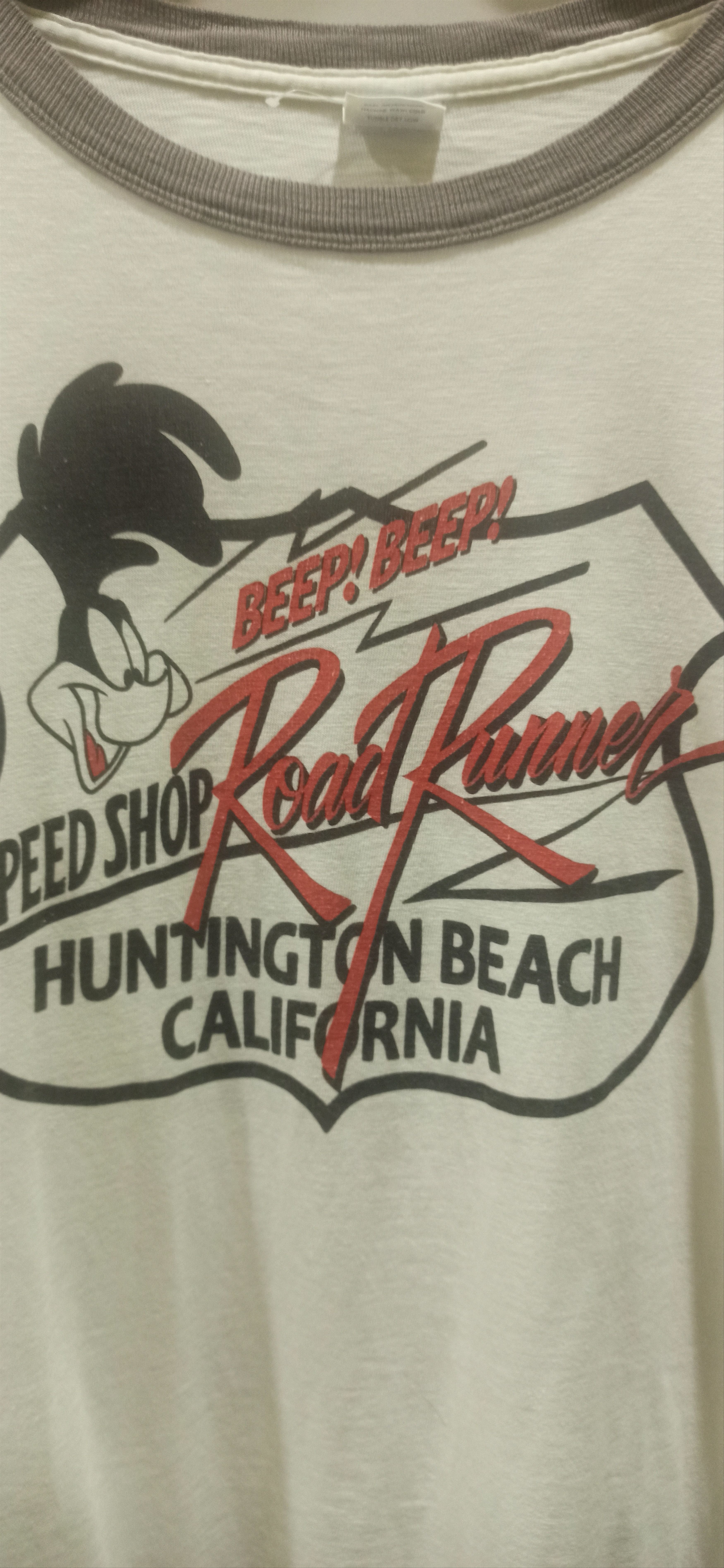 Cartoon Network × Sugar Cane × Vintage Cheswick Three Quarter Looney Tunes Road Runner T Shirt Size US M / EU 48-50 / 2 - 3 Thumbnail