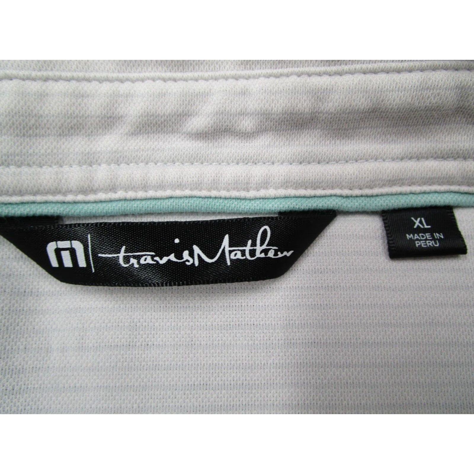 TravisMathew TRAVIS MATHEW Polo Shirt Mens XL Gray Pima Blend Desert Springs Golf Logo Short Sleeve Casual Polo Shirt Size US XL / EU 56 / 4 - 3 Thumbnail