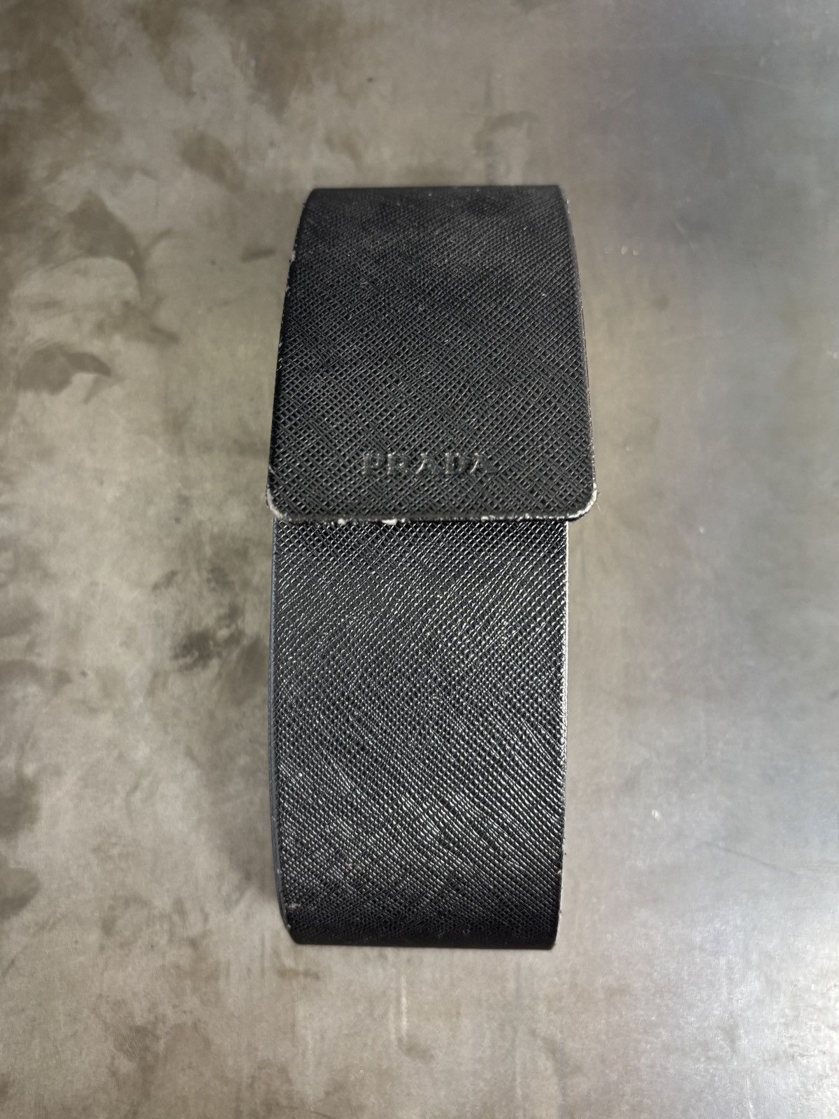Y2K Prada Sunglasses SPR16L Triangle Logo Case 2000s Vintage