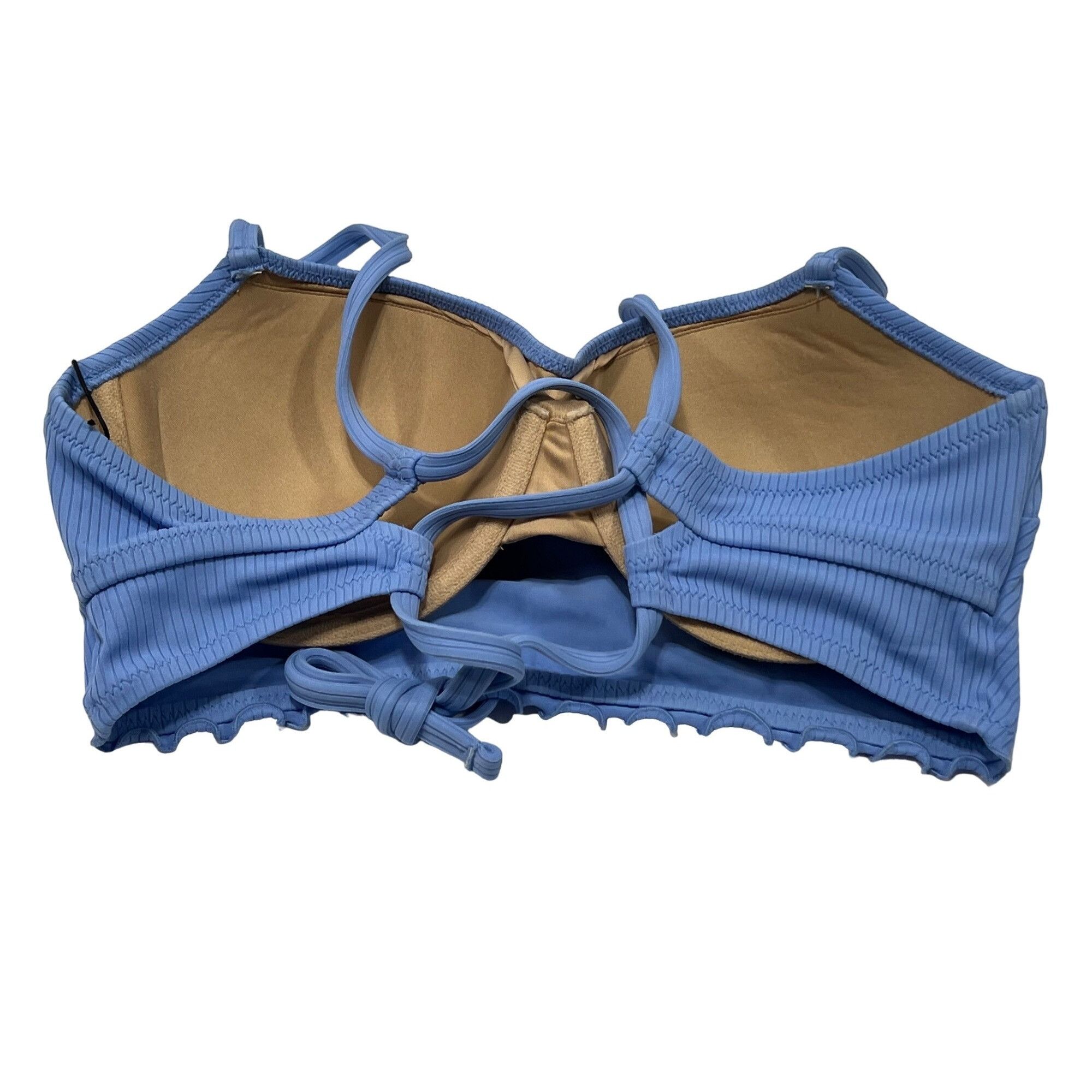 Other Shade & Shore - Women's Lightly Lined Longline Ribbed Bikini Size ONE SIZE - 4 Thumbnail