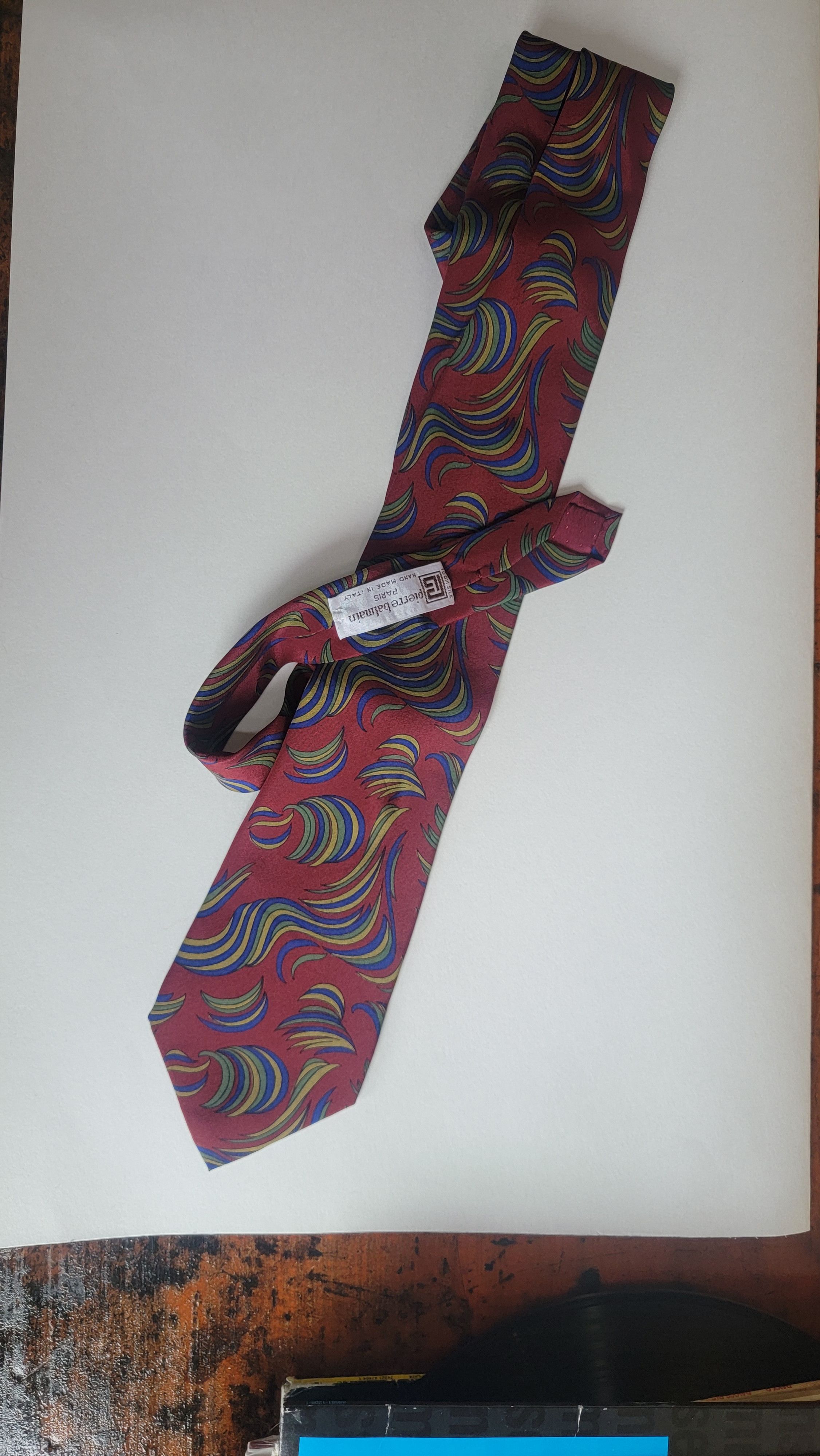 Balmain × Pierre Balmain × Vintage Vintage Balmain Tie Size ONE SIZE - 5 Thumbnail