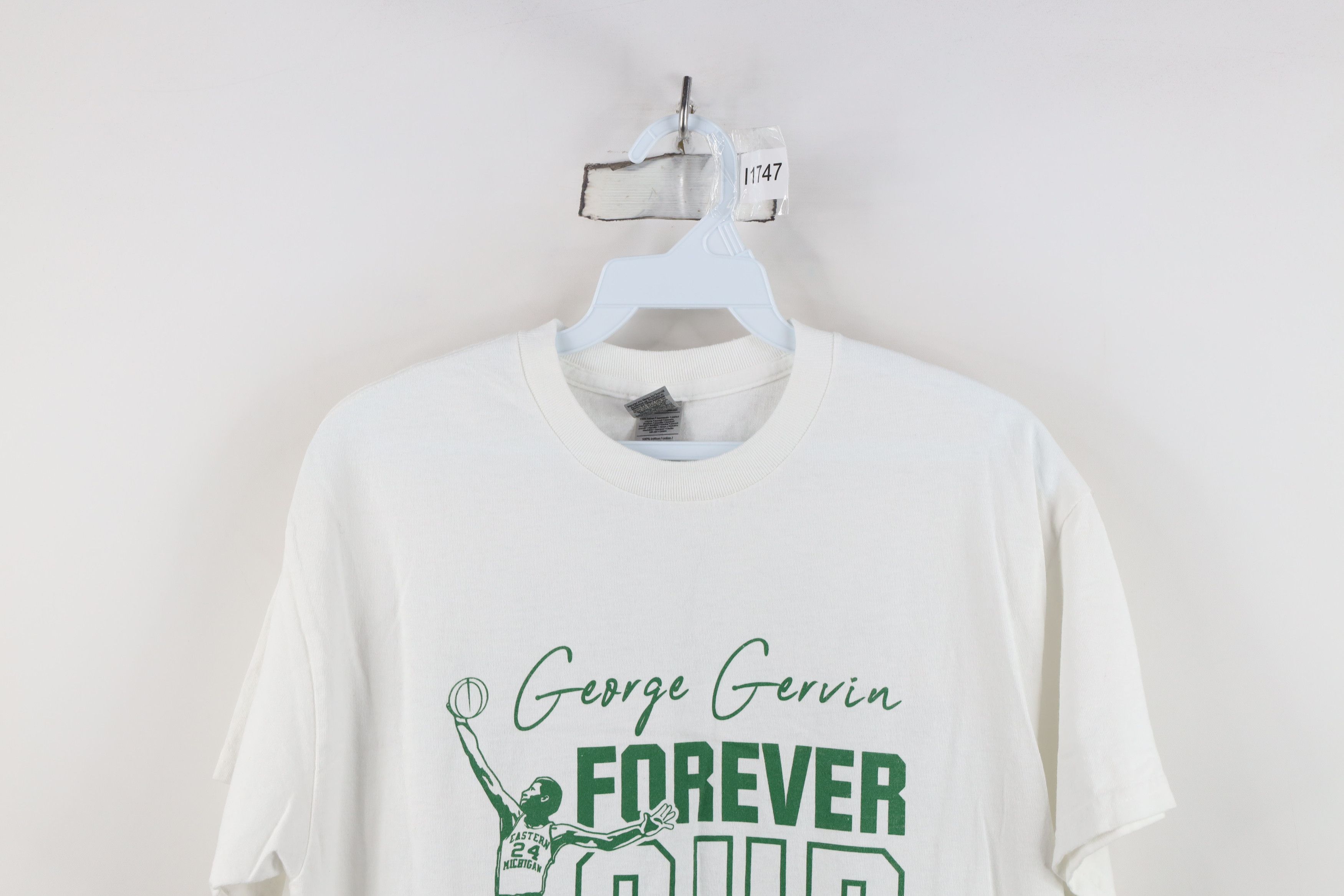 Gildan George Gervin Eastern Michigan University Basketball T-Shirt Size US M / EU 48-50 / 2 - 2 Thumbnail