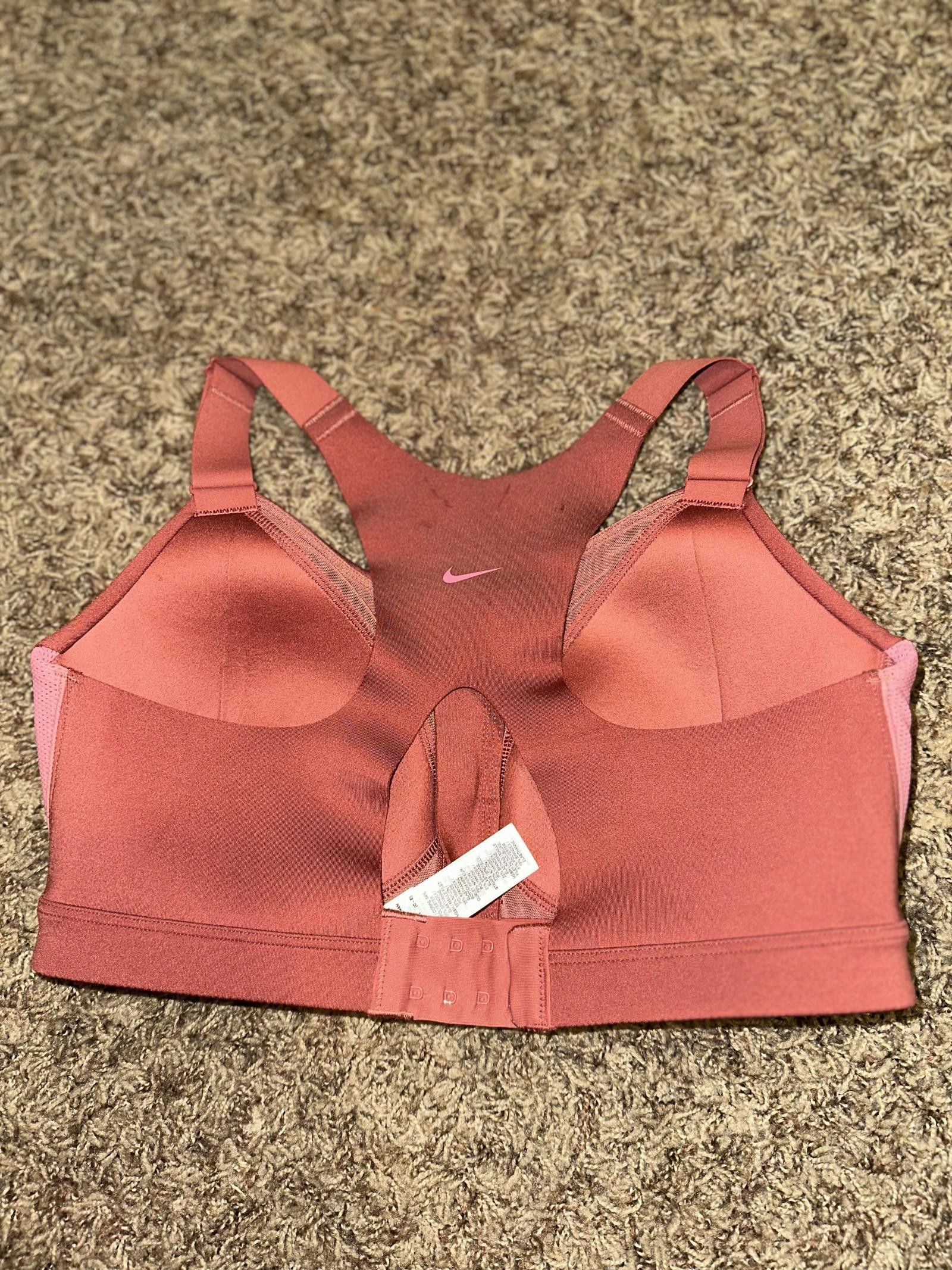 Nike Nike Alpha Women's High-Support Padded Zip-Front Sports Bra Size ONE SIZE - 2 Thumbnail
