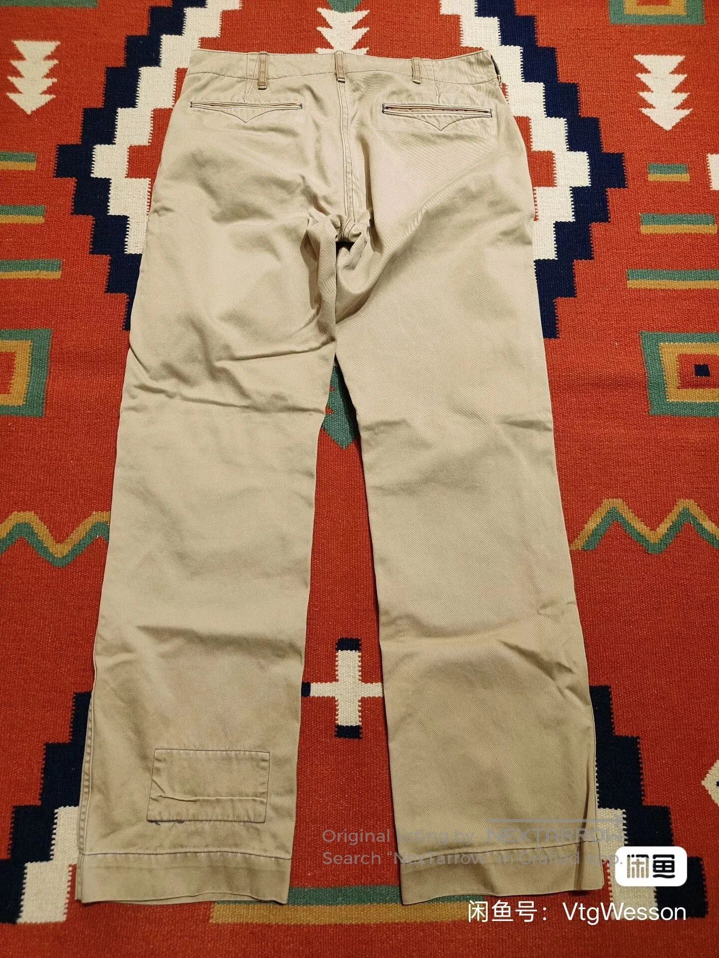 Mister Freedom Mister Freedom Nautical Chino Work Pants. Size US 32 / EU 48 - 2 Thumbnail