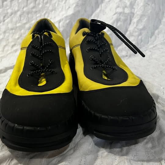 Camper × Kiko Kostadinov Camper x Kiko Kostadinov Yellow Lace-Up Derby Shoes Size US 11 / EU 44 - 4 Thumbnail