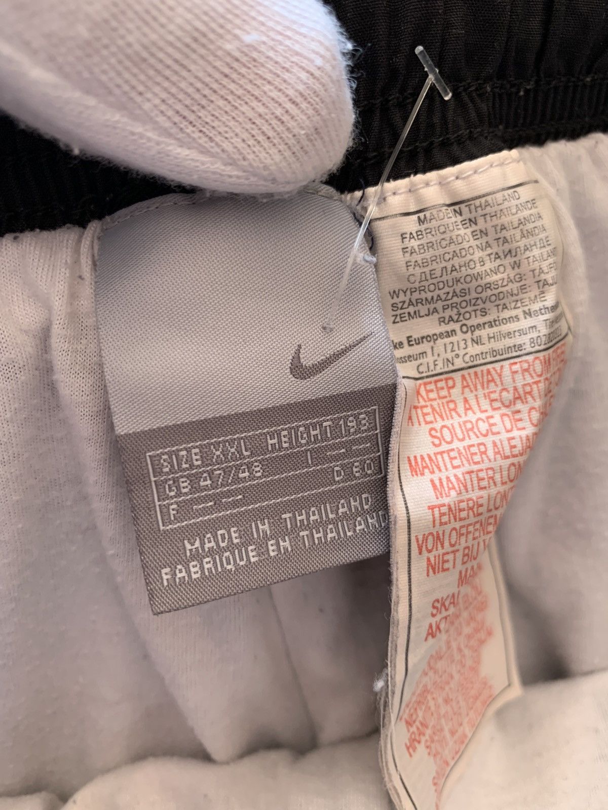 Nike × Vintage VTG Nike Nylon Drill Black Track Pants Mens Size XXL Size US 36 / EU 52 - 5 Thumbnail