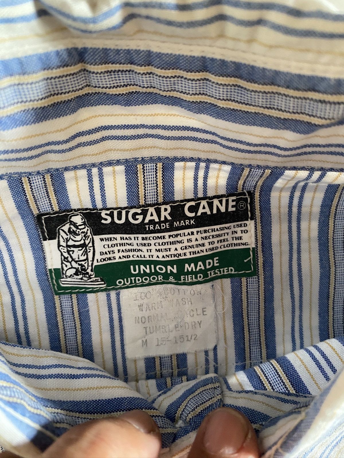 Japanese Brand Sugarcane Flannel Longsleeve Shirt Size US M / EU 48-50 / 2 - 6 Thumbnail