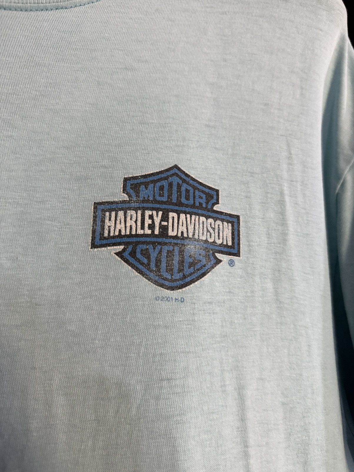 Harley Davidson × Vintage Thrashed Vintage Harley Davidson Twin Cities Faded Tee Size US L / EU 52-54 / 3 - 11 Thumbnail