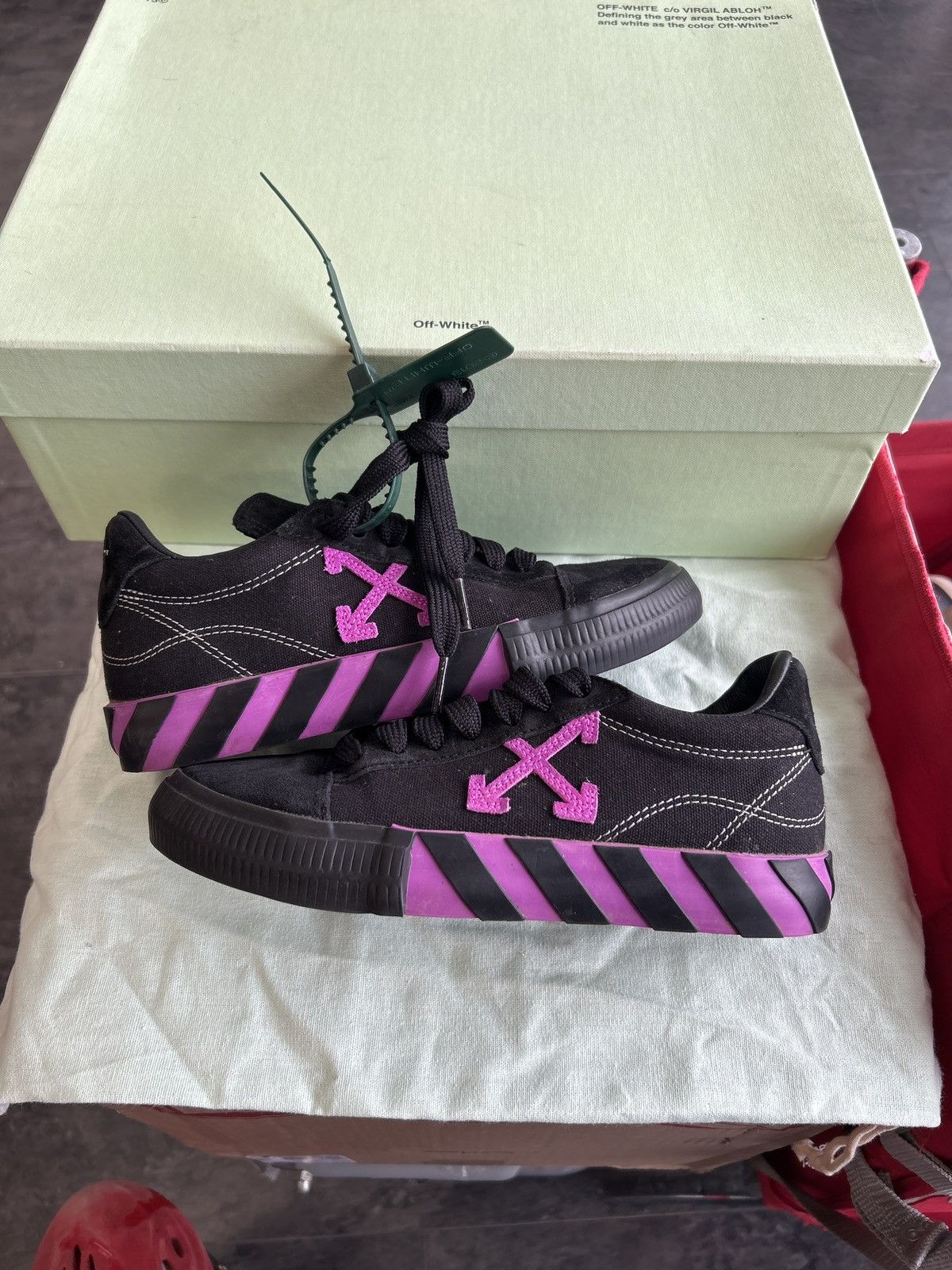 Off-White Off white vulcanized purple Size US 6 / IT 36 - 1 Thumbnail