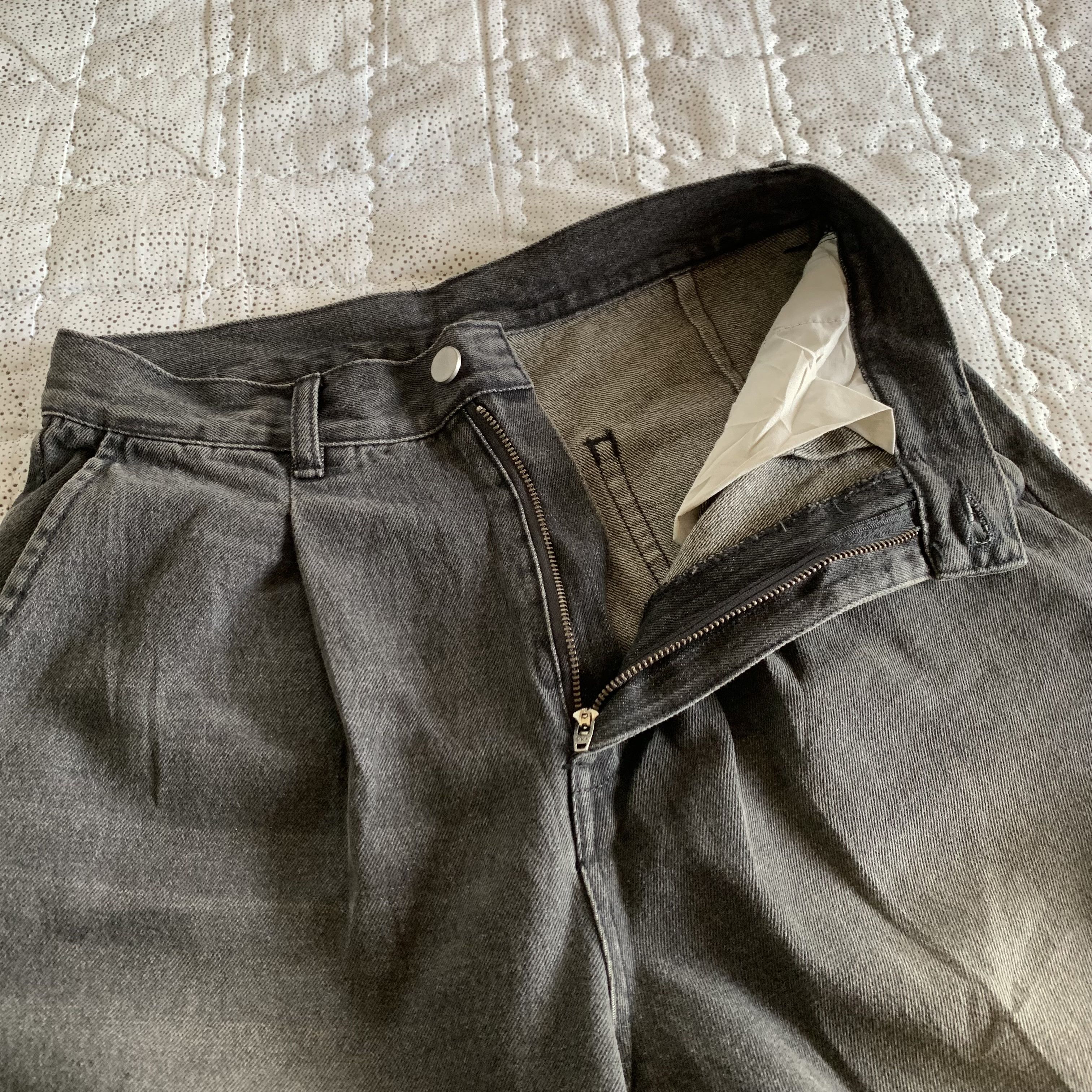 Japanese Brand Rare Mono Mart Baggy Wide Leg Jeans Japanese Brand Size US 27 - 6 Thumbnail